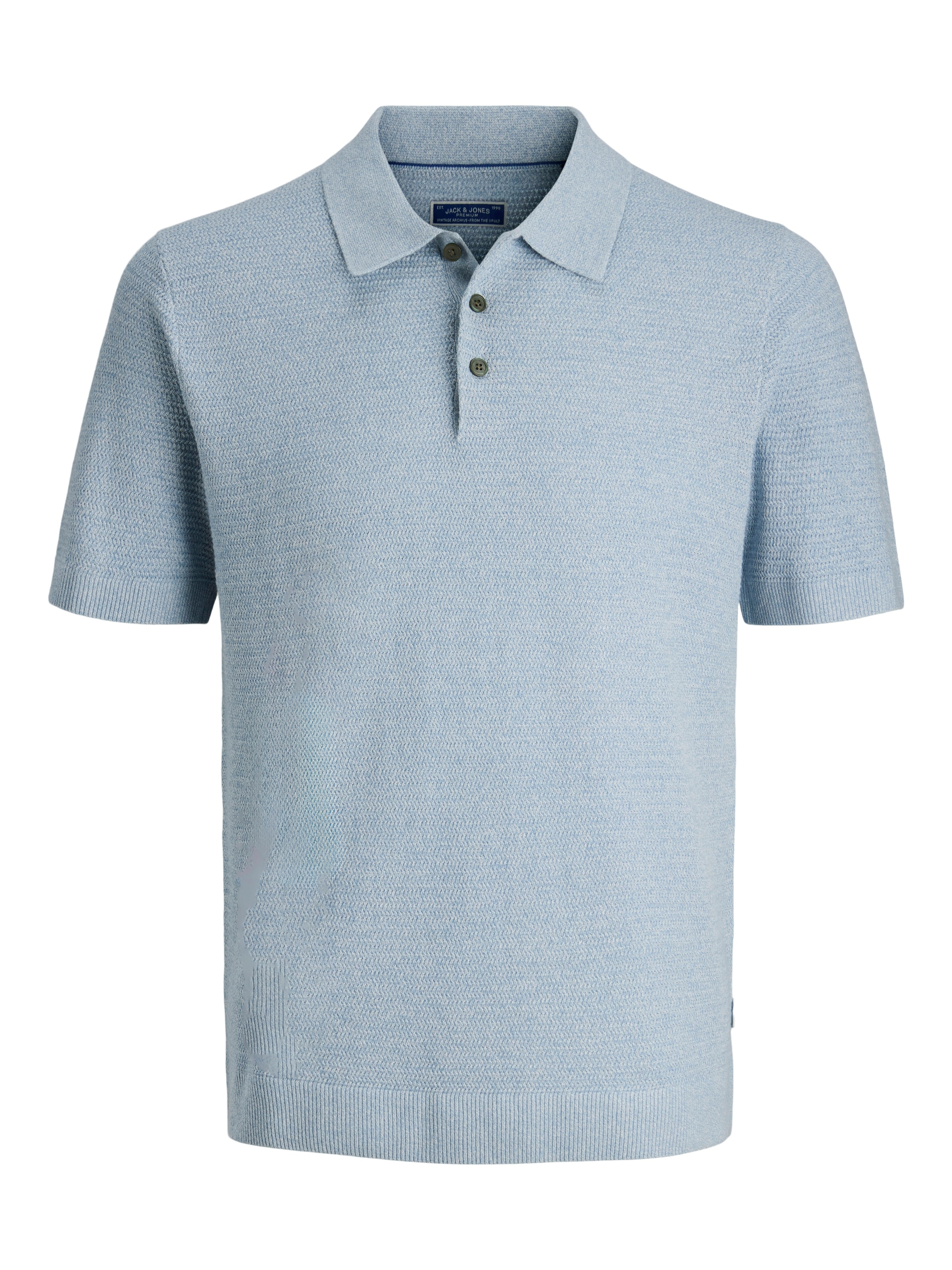 Jack & Jones Polokragenpullover »JPRBLURILEY KNIT POLO SS SN« Baumwolle, regular fit