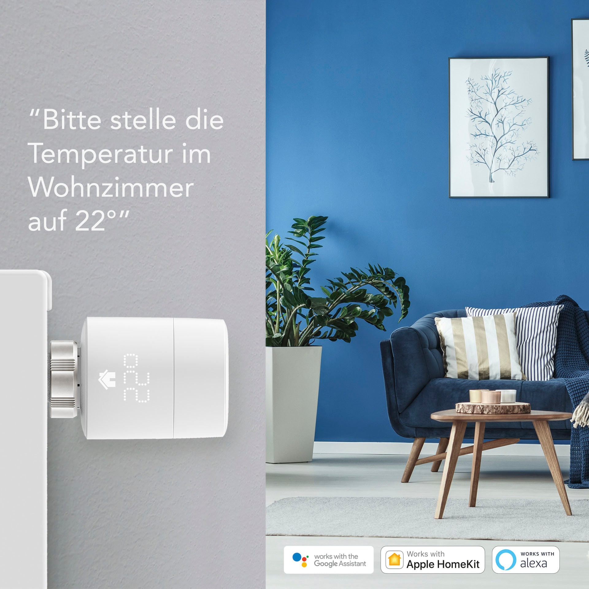 Tado Heizkörperthermostat »Starter Kit mit 2 Smarten Heizkörper-Thermostaten V3+«