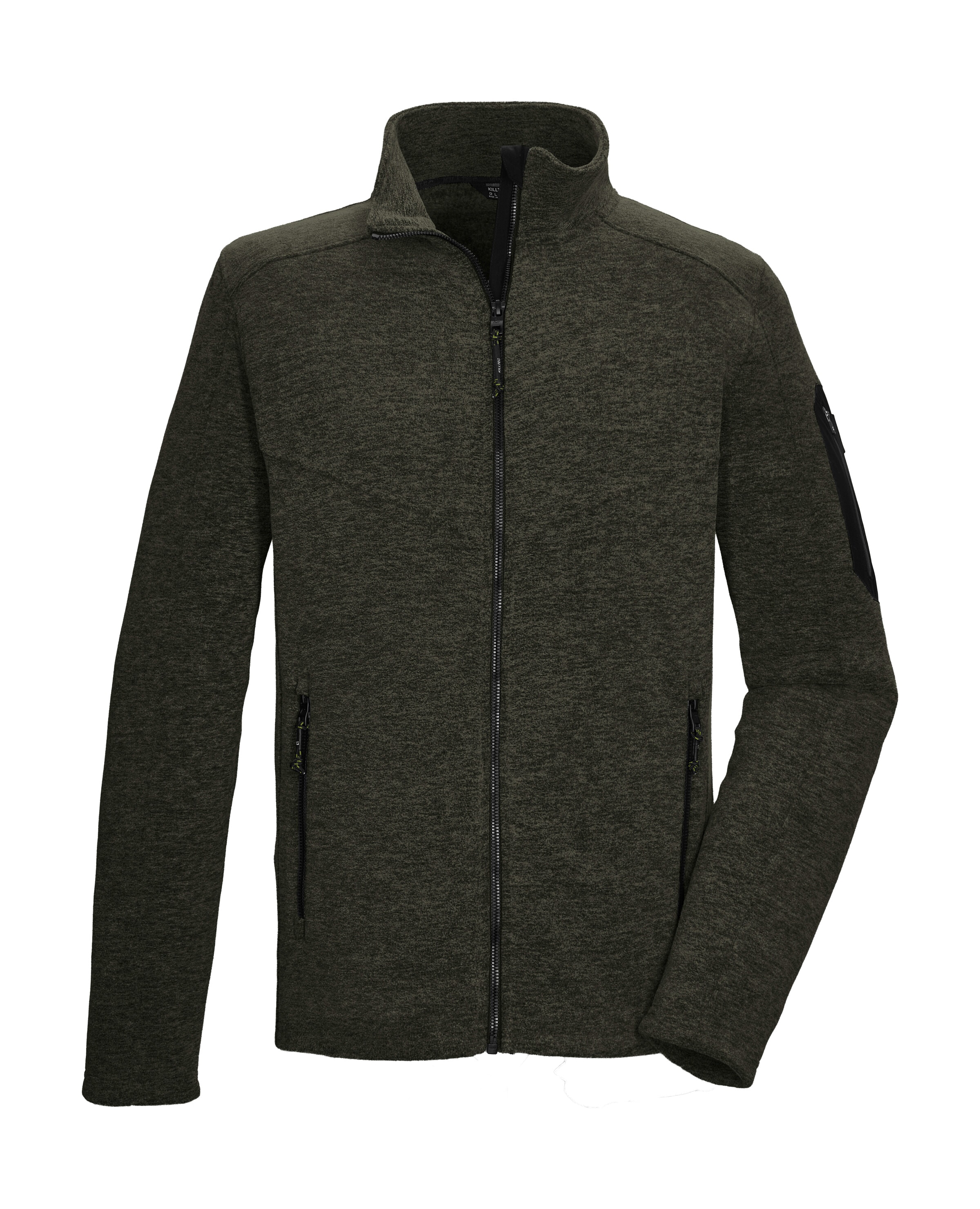 Killtec Fleecejacke »KOW 35 MN FLC JCKT« Fleecejacke mit Stehkragen, verschließbaren Taschen, Kinnschutz