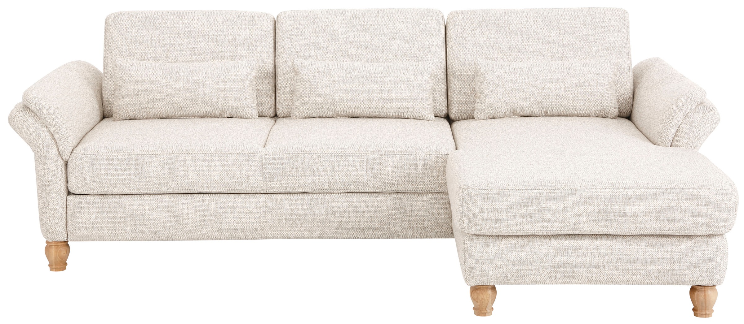 Home affaire Ecksofa »Palace L-Form«, incl. Sitztiefenverstellung, wahlweise mit Bettfunktion und Stauraum