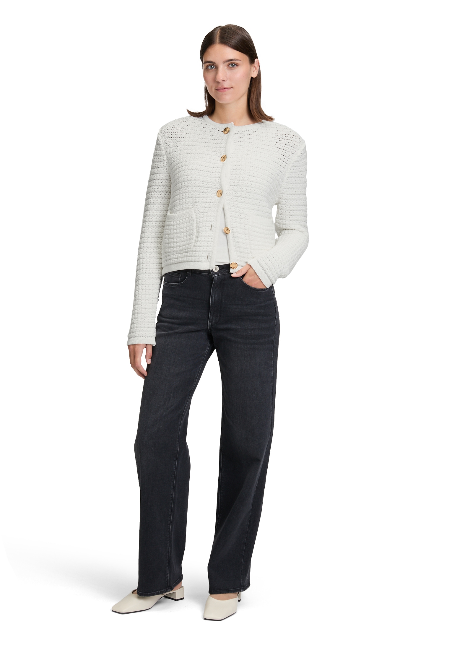 Betty&Co Cardigan »Strick-Cardigan mit Knopfleiste«