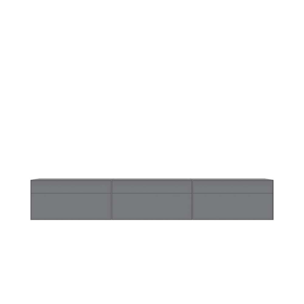 LeGer Home by Lena Gercke Lowboard »Essentials, TV-Board, TV-Kommode, TV-Schrank,  TV-Möbel« 3 Stk. tlg. Breite: 333 cm, UV lackiert, Push-to-open-Funktion