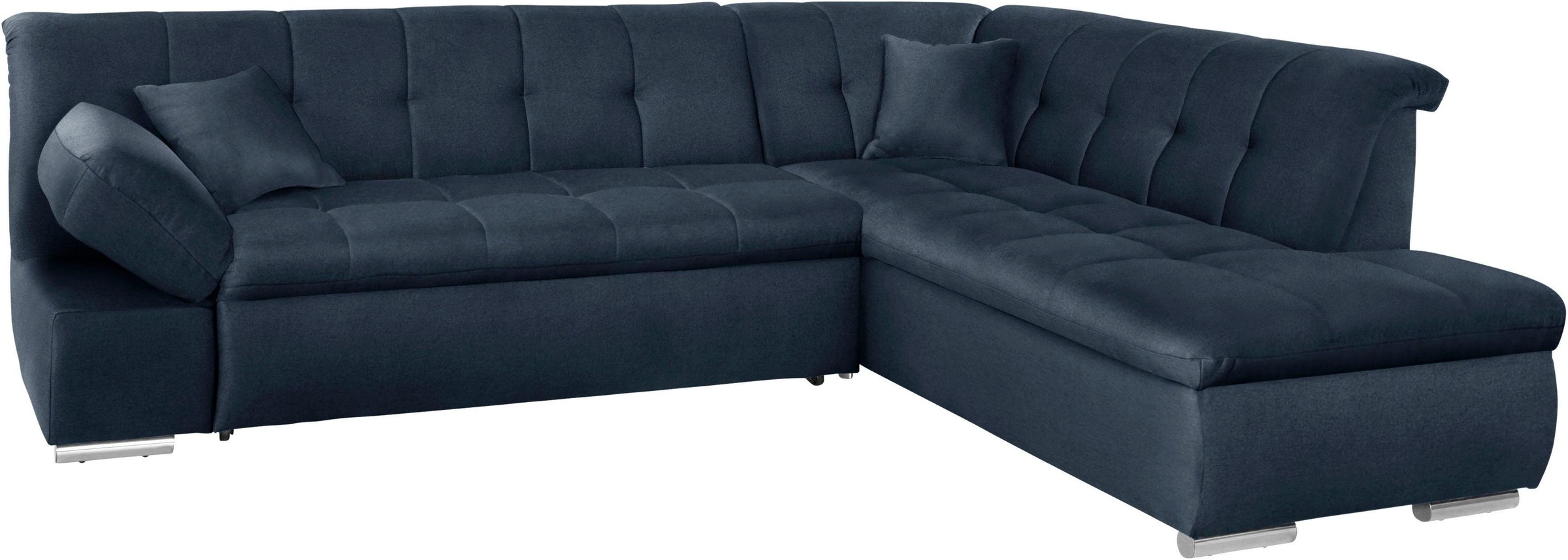 DOMO collection Ecksofa »Mona L-Form«, wahlweise mit Bett- und Armlehnfunktion