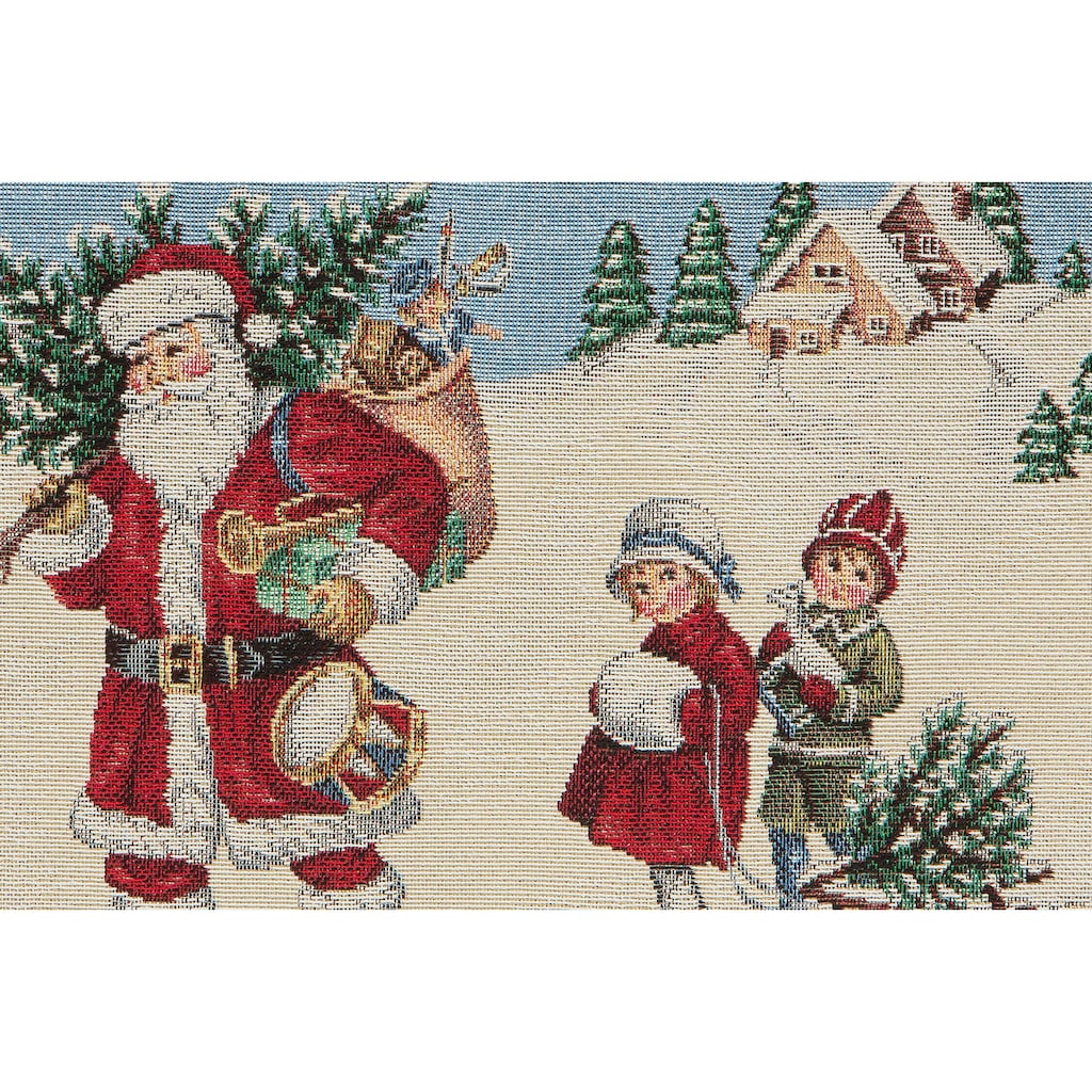 HOSSNER - HOMECOLLECTION Tischläufer »Kinder, Weihnachtsdeko, Weihnachten«, (1 St.)