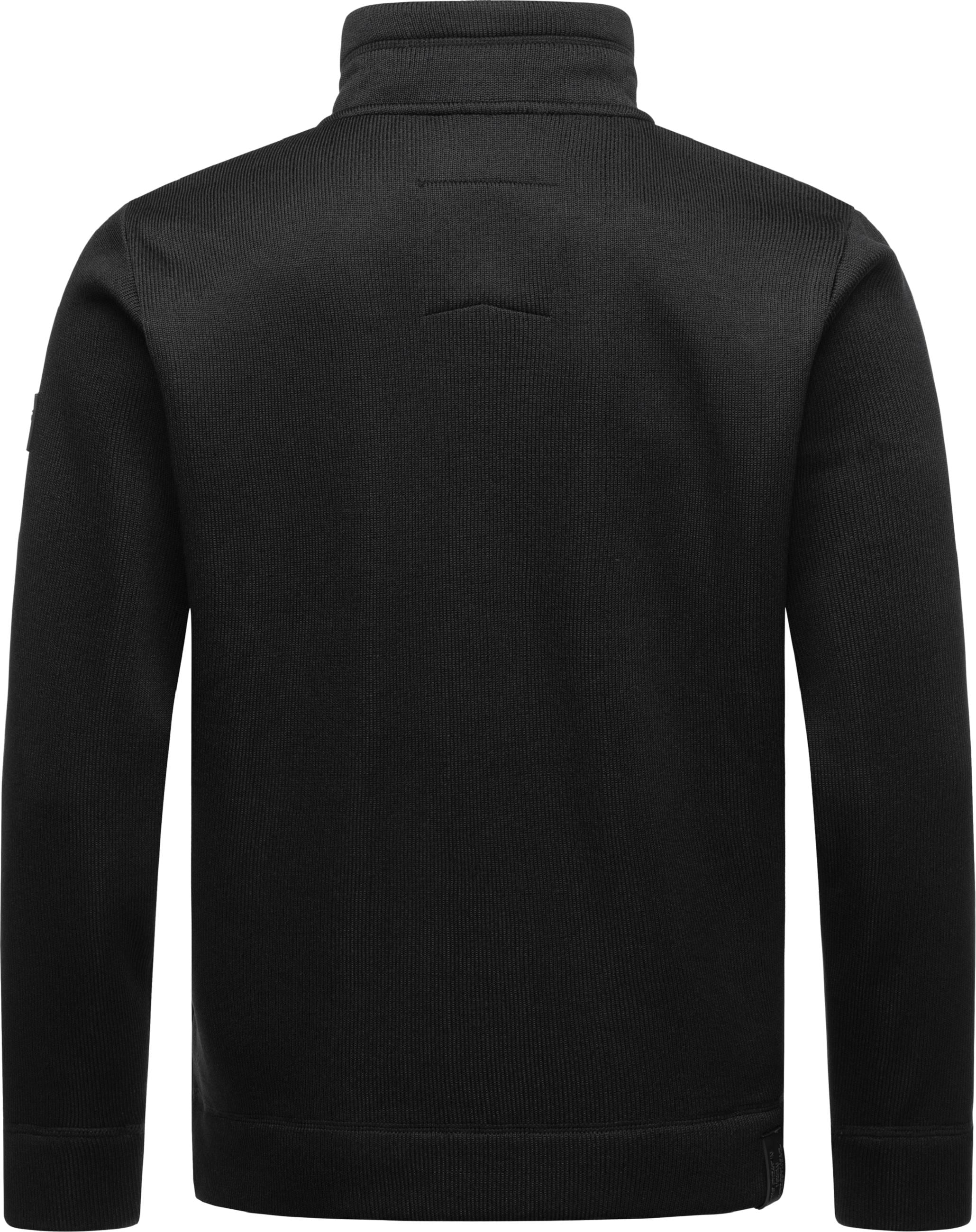 Ragwear Sweatjacke »Sweatjacke Fabbian Collar«, Kontrastbesätze