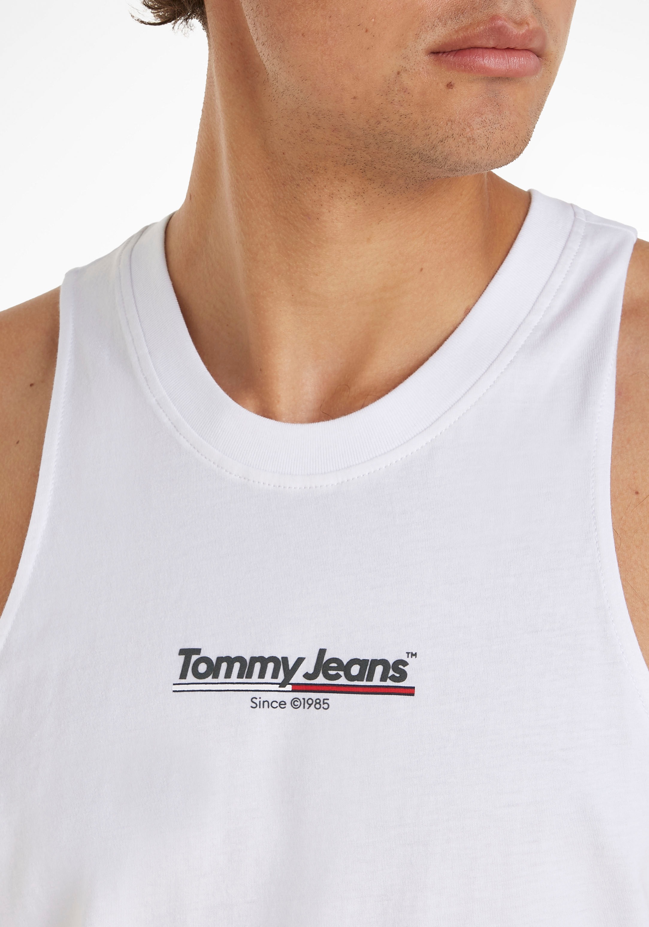 Tommy Jeans Plus Tanktop »TJM REG TJ FLAG TANK TOP EXT«, Große Größen