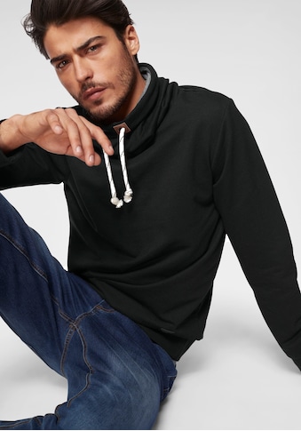 Bruno Banani Sweatshirt, mit grauen Innenkragen kaufen