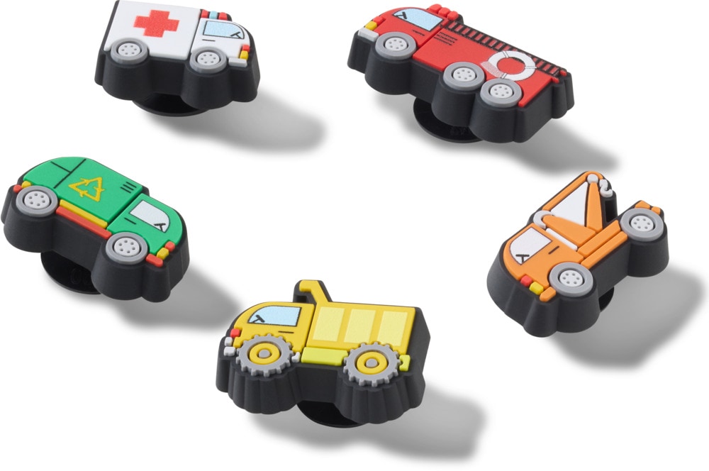 Crocs Schuhanstecker »Jibbitz™ Tiny Work Trucks« Set, Kein Spielzeug. Nicht für Kinder unter 3 Jahren geeignet, 5 Stk. Schuh Anstecker