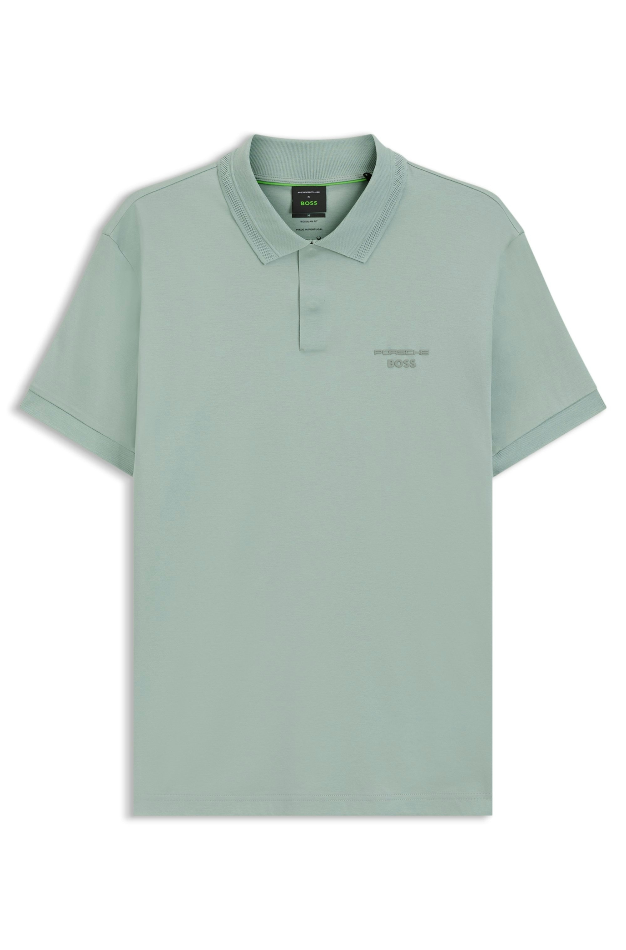 BOSS GREEN Poloshirt »Porsche Spirit 70 Capsule Collection« Premium Herrenmode Innovative Geruchskontroll-Technologie HEIQ MINT