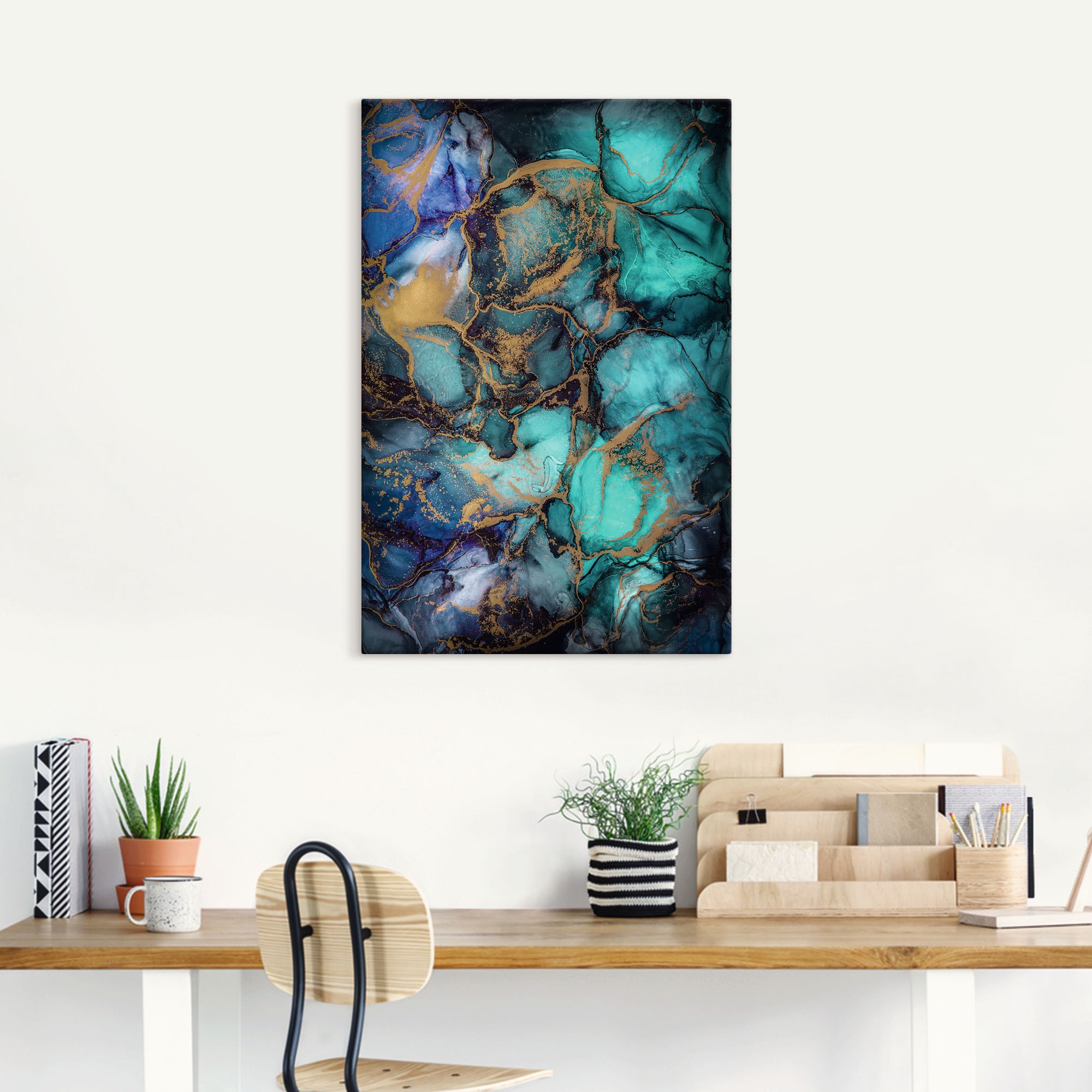 Artland Wandbild »Saphir«, Muster, (1 St.), als Alubild, Outdoorbild, Leinwandbild in verschied. Größen