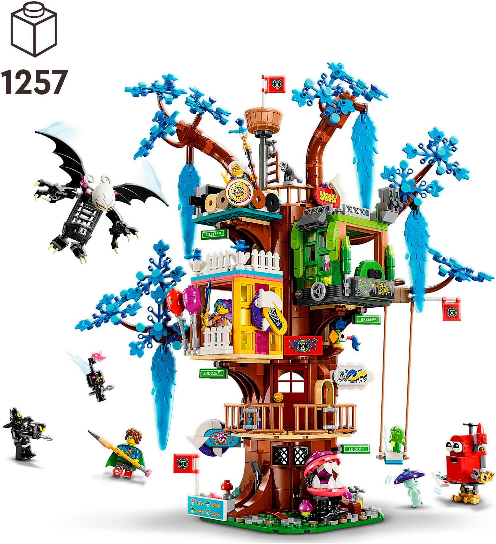 LEGO® Konstruktionsspielsteine »Fantastisches Baumhaus (71461), LEGO® DREAMZzz™«, (1257 St.), Made in Europe