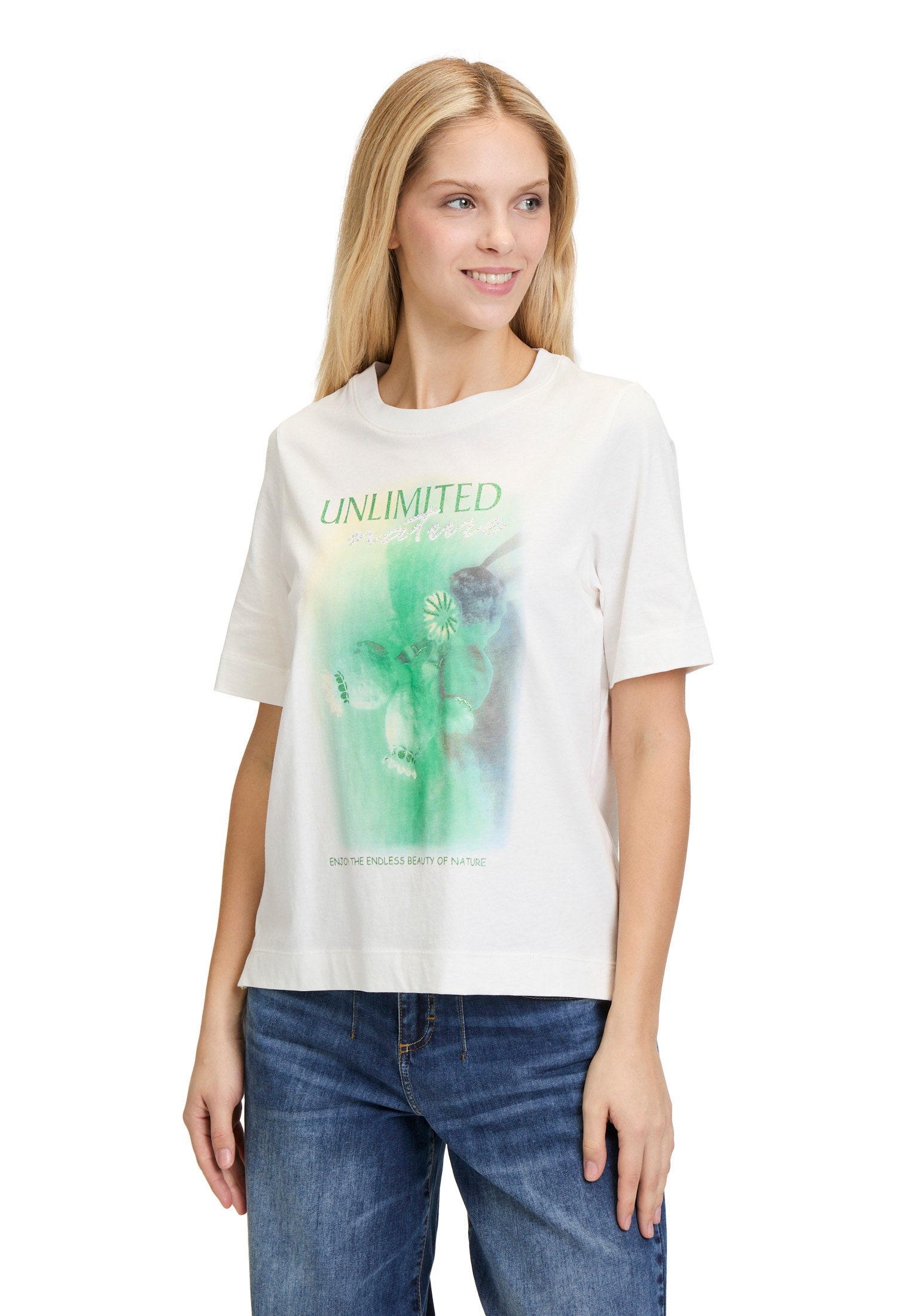 Cartoon T-Shirt »Printshirt mit Rundhalsausschnitt«