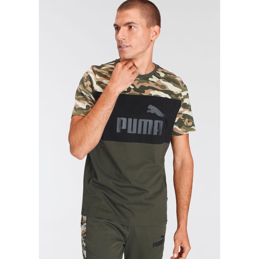 PUMA T-Shirt »ESS+ Camo Tee«