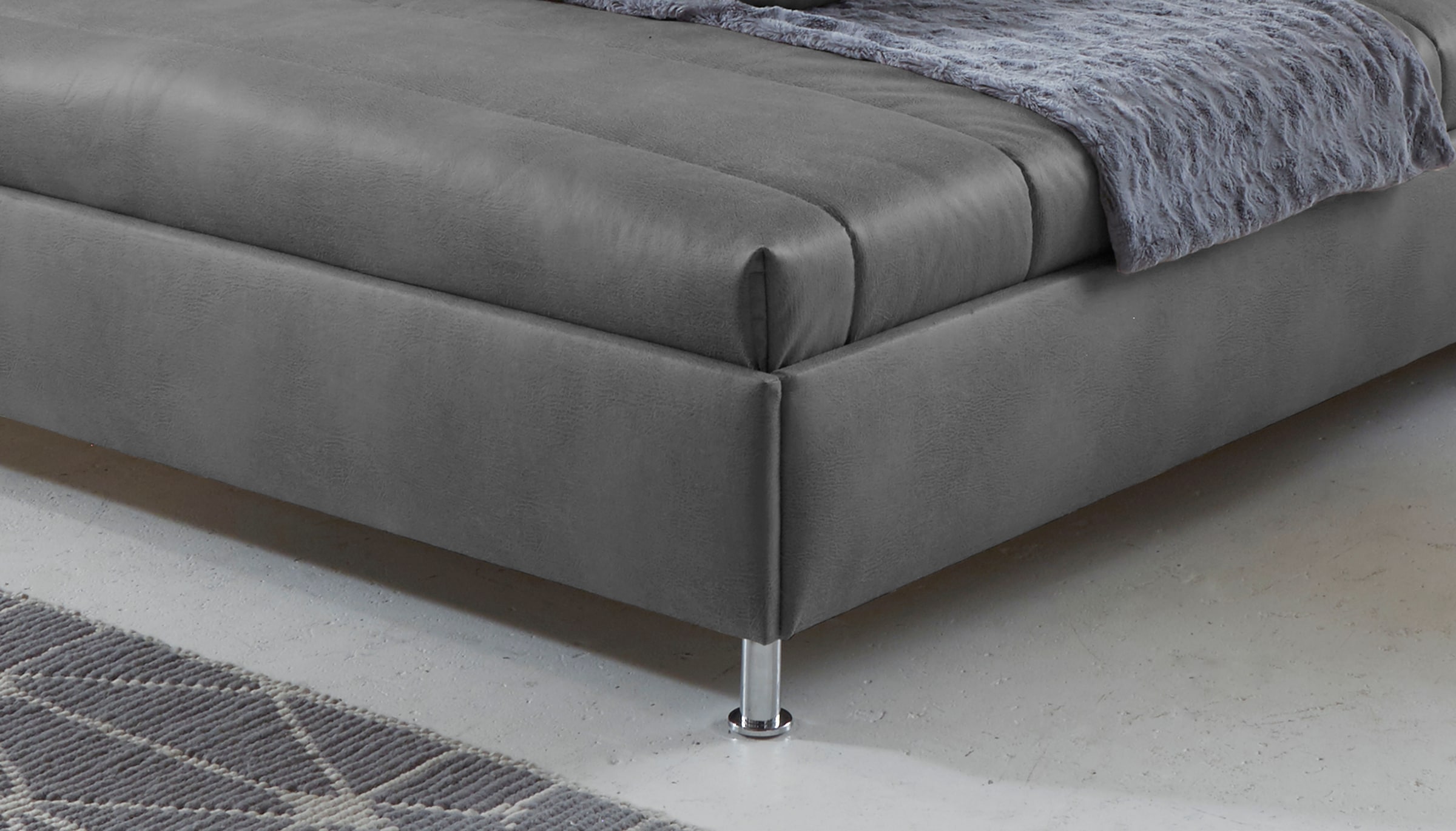 Westfalia Schlafkomfort Polsterbett »Altea in 3 Größen verfügbar« pflegeleicht mit Polsterung, robust, mit vormontierten Schrauben