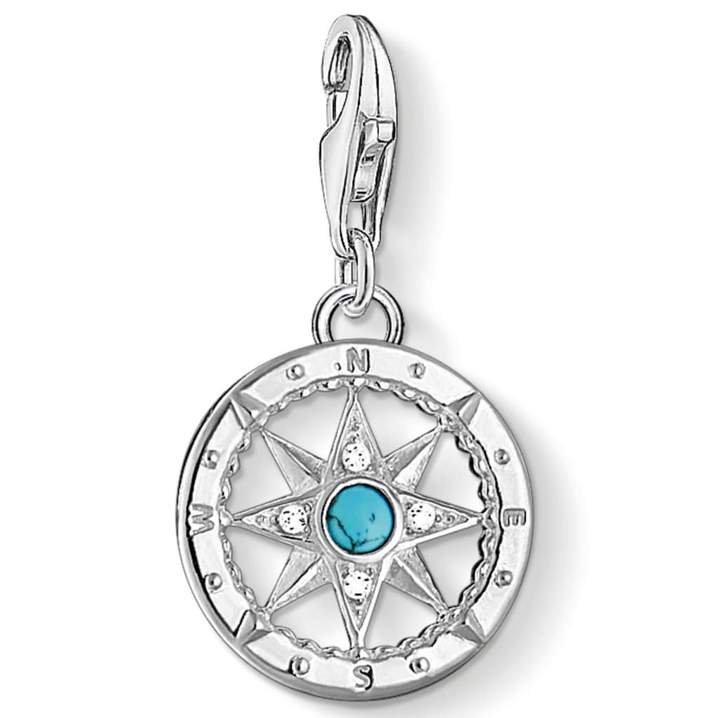 THOMAS SABO Charm-Einhänger »Kompass, 1228-405-17«