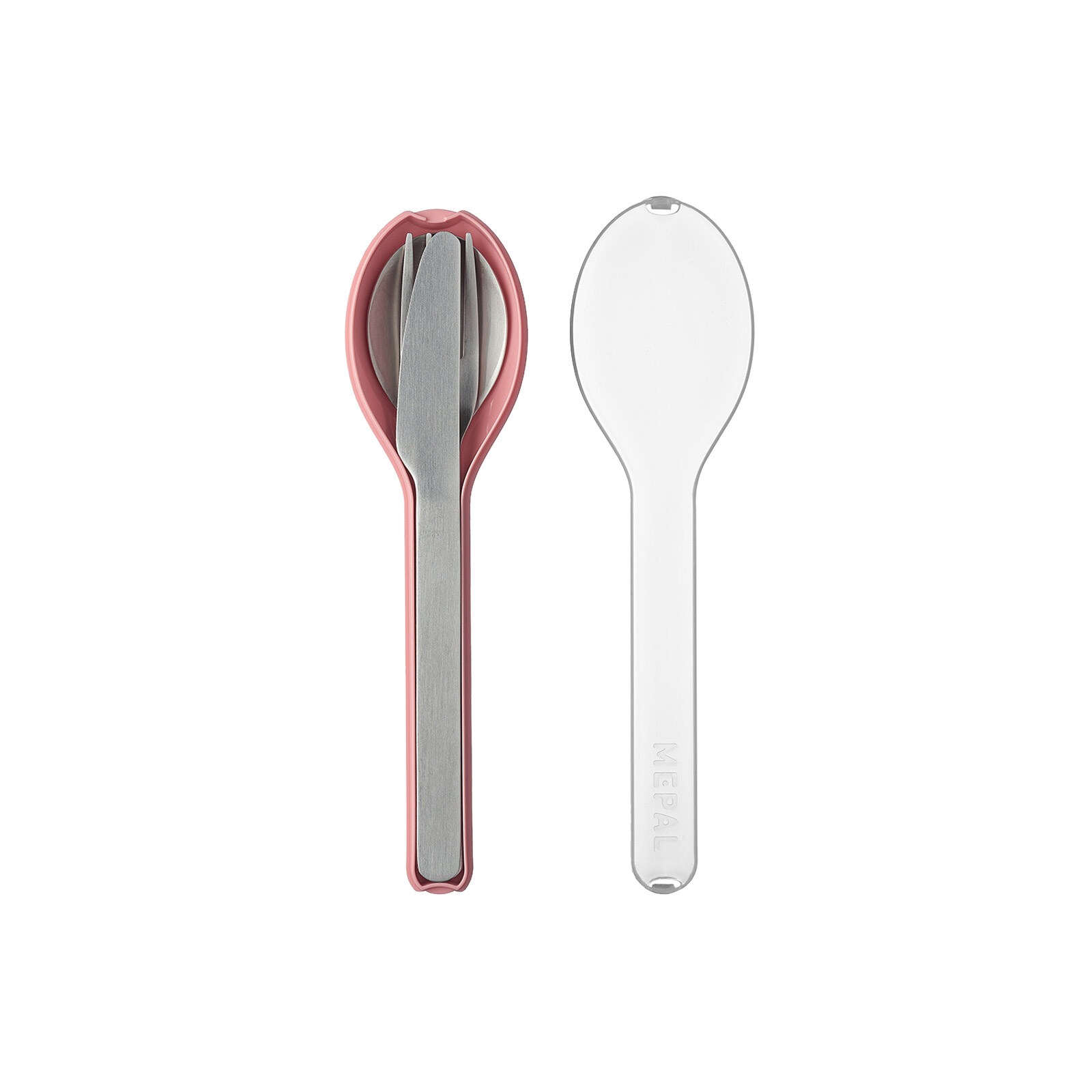 Mepal Lunchbox »Lunchbox Duo mit Besteck Ellipse 22,5 x 17,5 cm«, (2 tlg.)