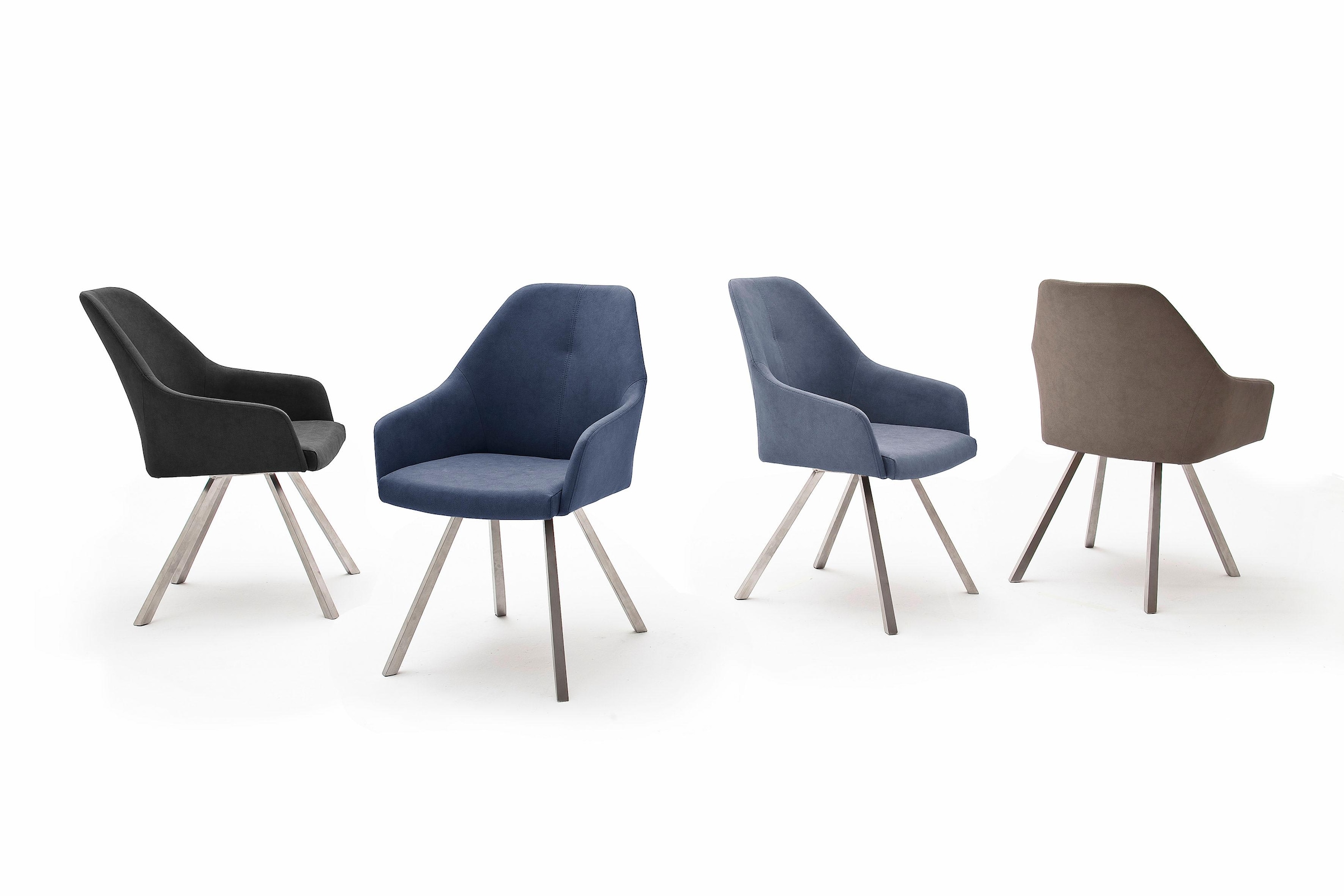 MCA furniture 4-Fußstuhl »Madita A-eckig« (Set) 2 Stk.Stuhl belastbar bis 140 Kg