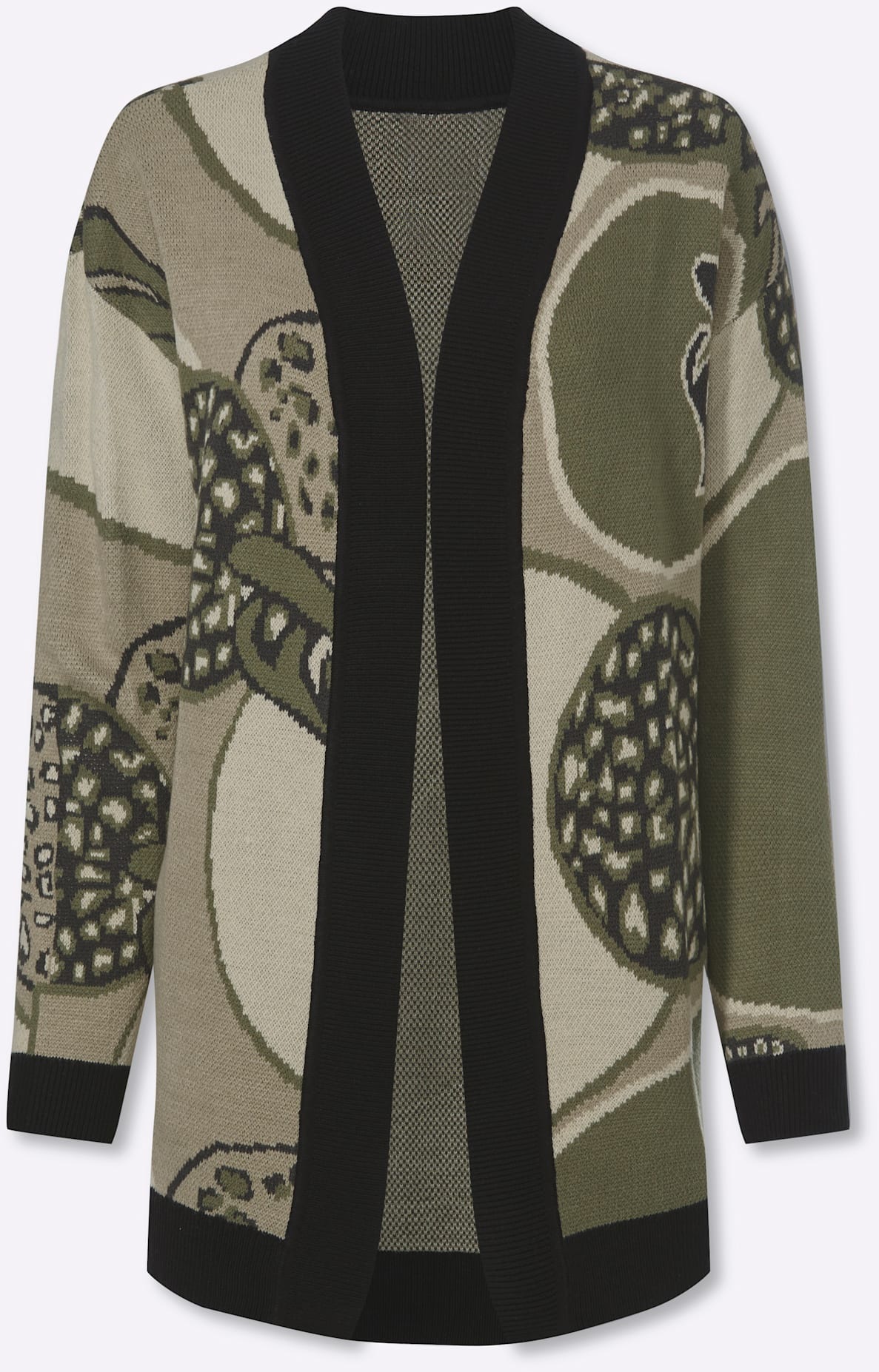 Classic Basics Jacquardstrickjacke