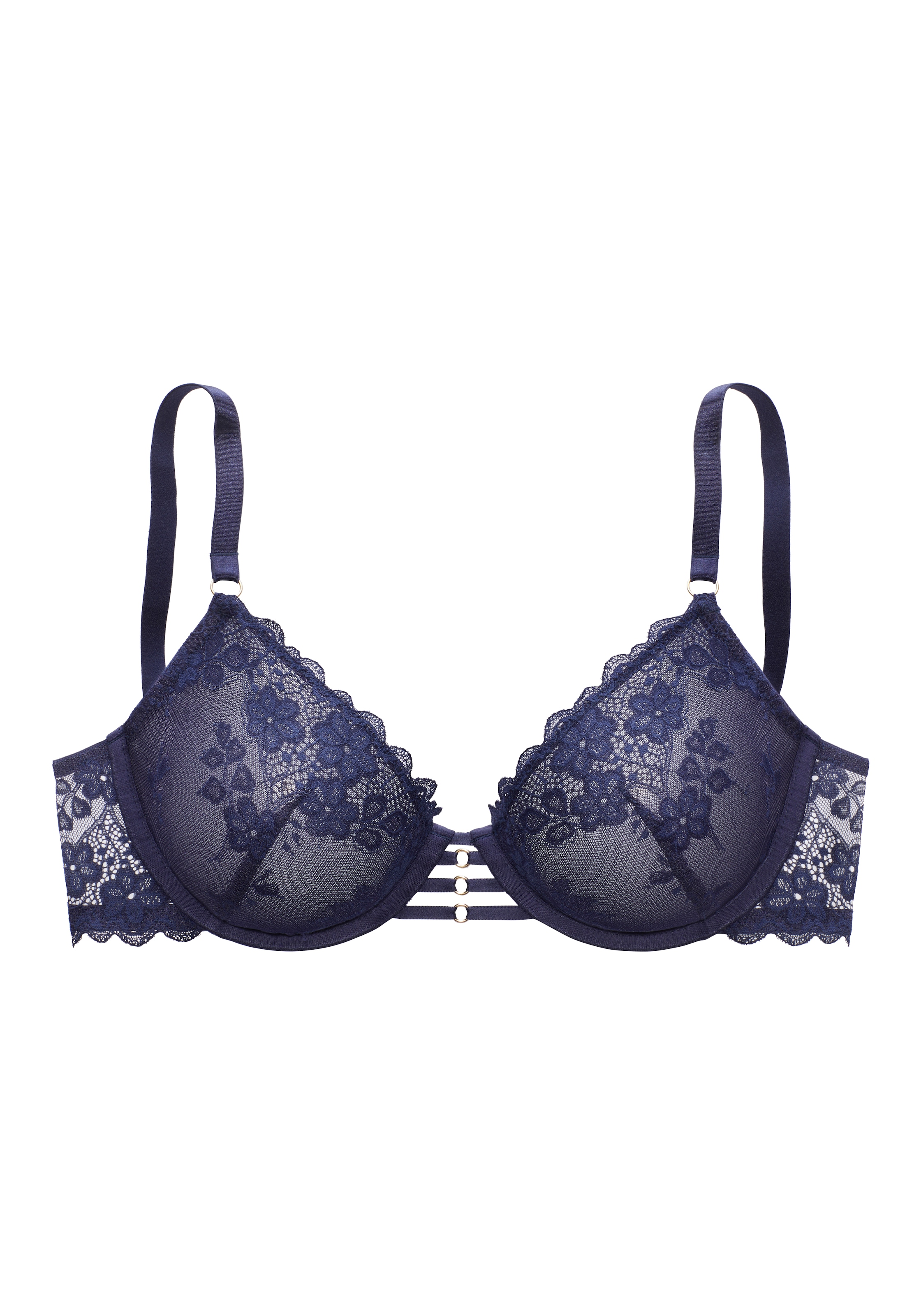 LASCANA Bügel-BH, aus Spitze mit dekorativem Ringdetail, sexy Dessous