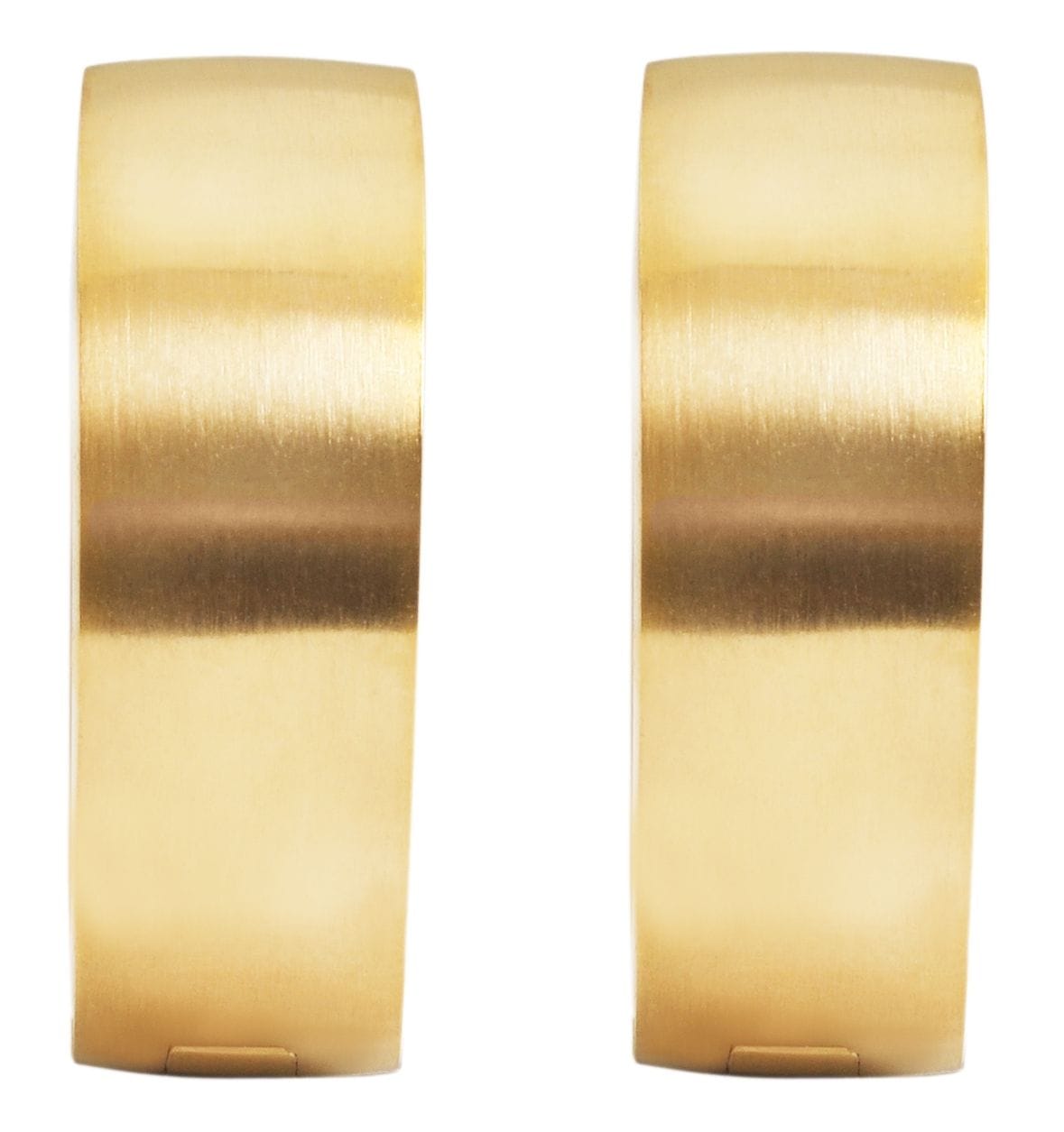 Adelia´s Paar Creolen »Unisex Ohrringe ¿ Klappcreole aus Edelstahl«