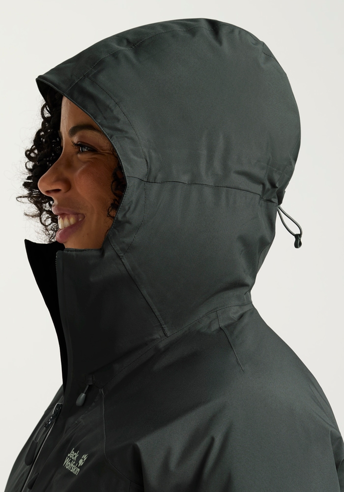 Jack Wolfskin Daunenjacke »ICECAPE 2L DOWN INS JKT W RDS«, mit Kapuze