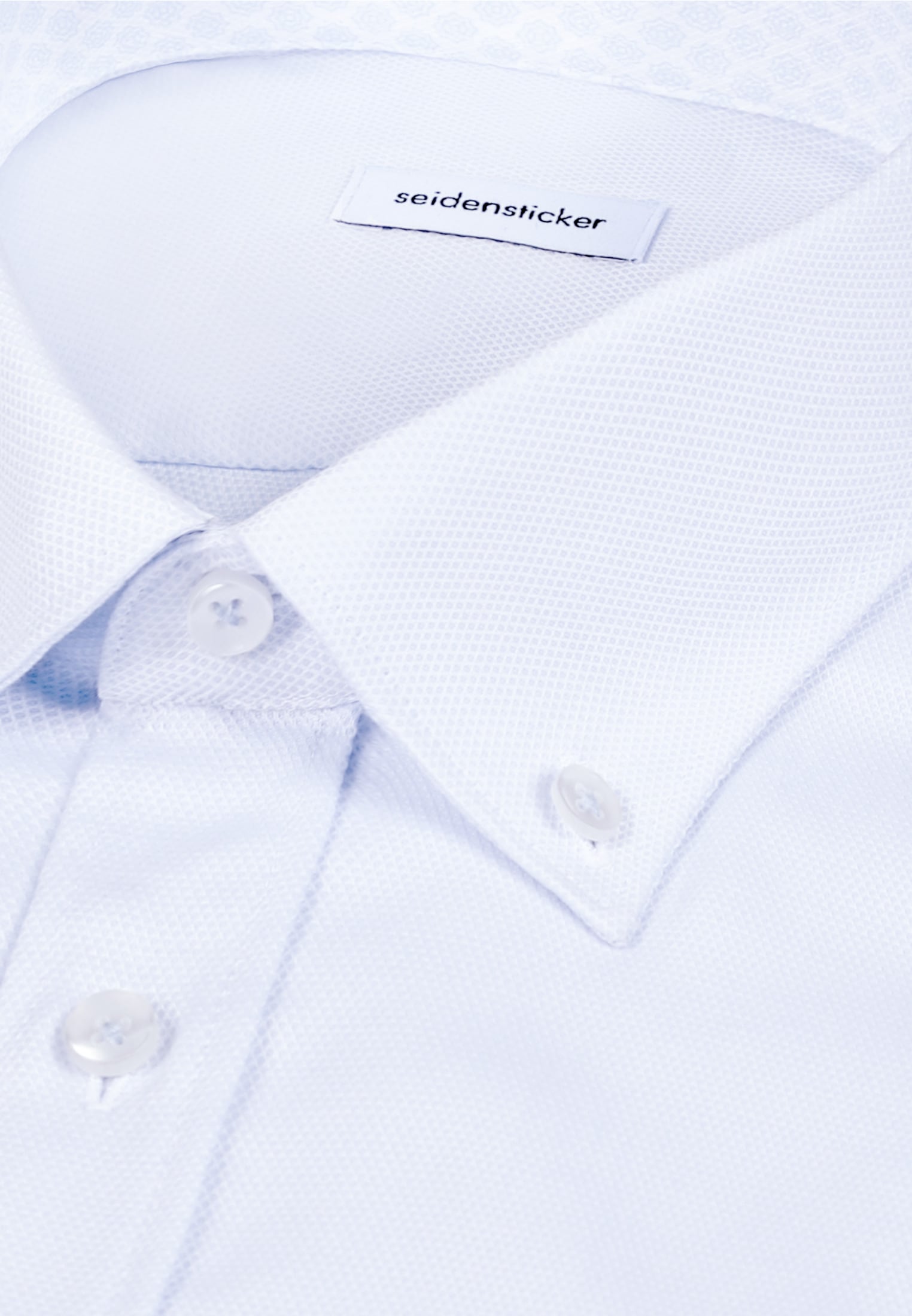 seidensticker Businesshemd »Schwarze Rose« Slim 1/2 Button-Down-Kragen Struktur