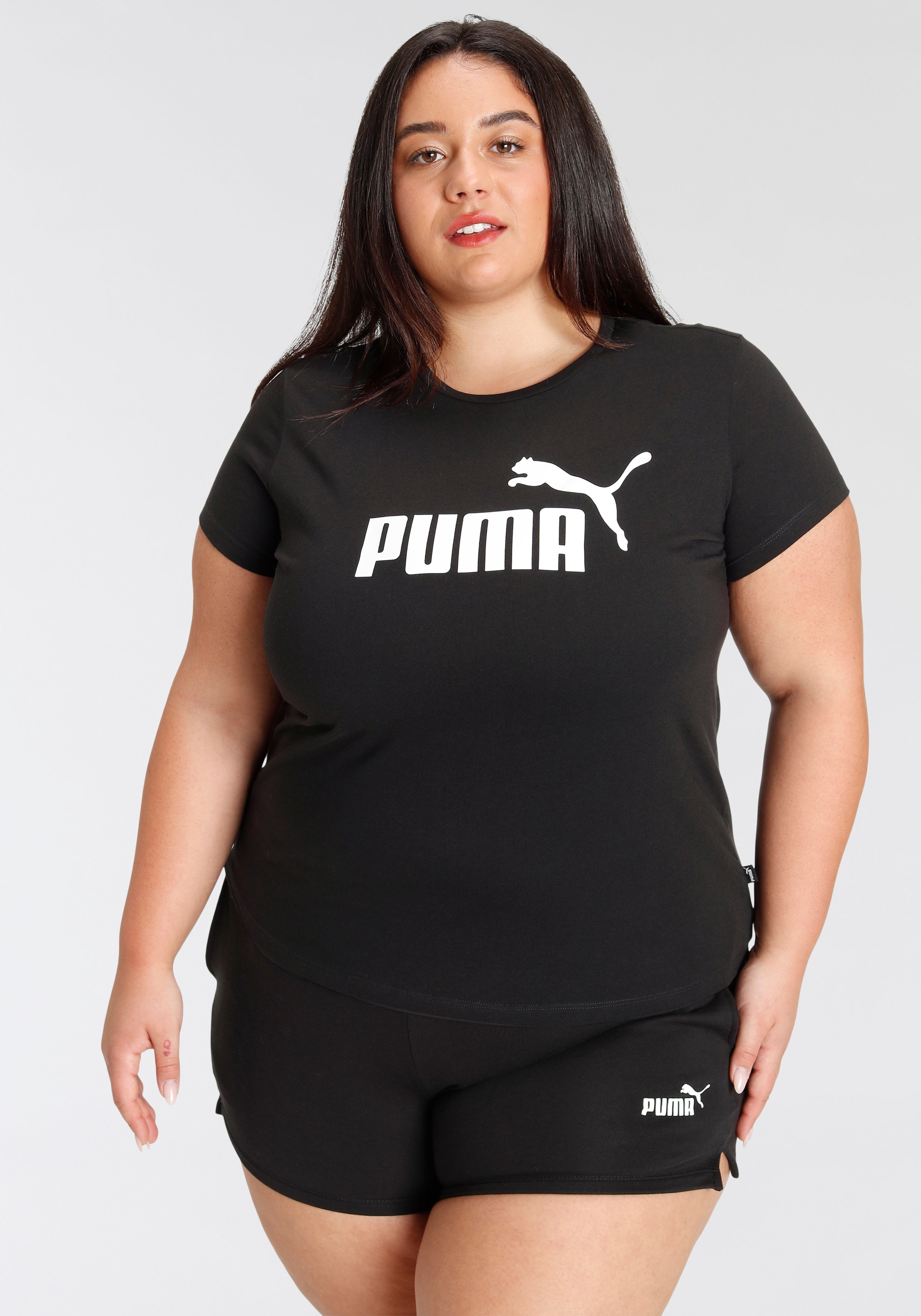 PUMA T-Shirt »ESS Logo Tee PLUS«