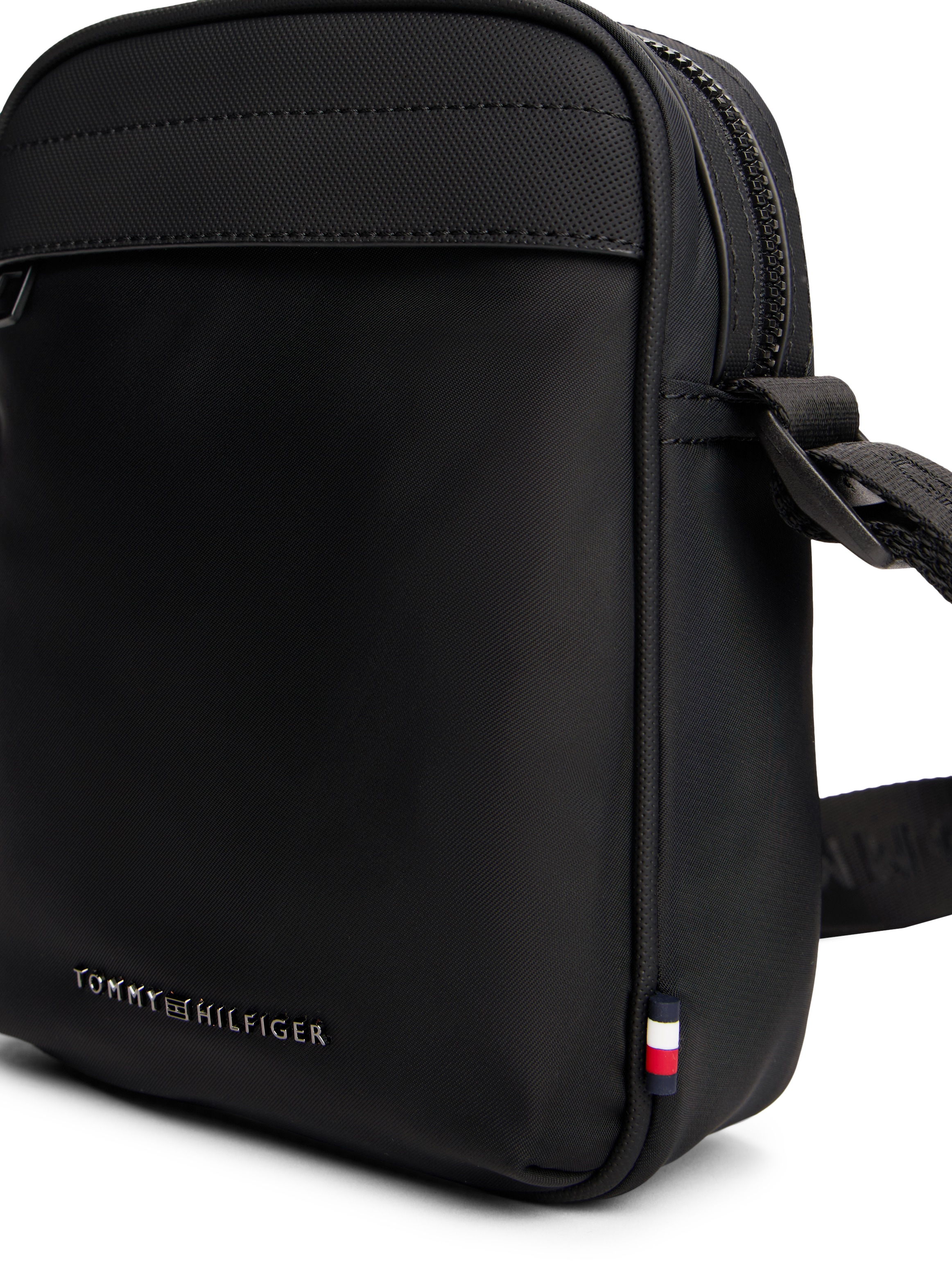 Tommy Hilfiger Umhängetasche »TH REPREVE MINI REPORTER«, Men Arbeitstasche, Messenger Bag, Schultertasche, Vordertaschenfach