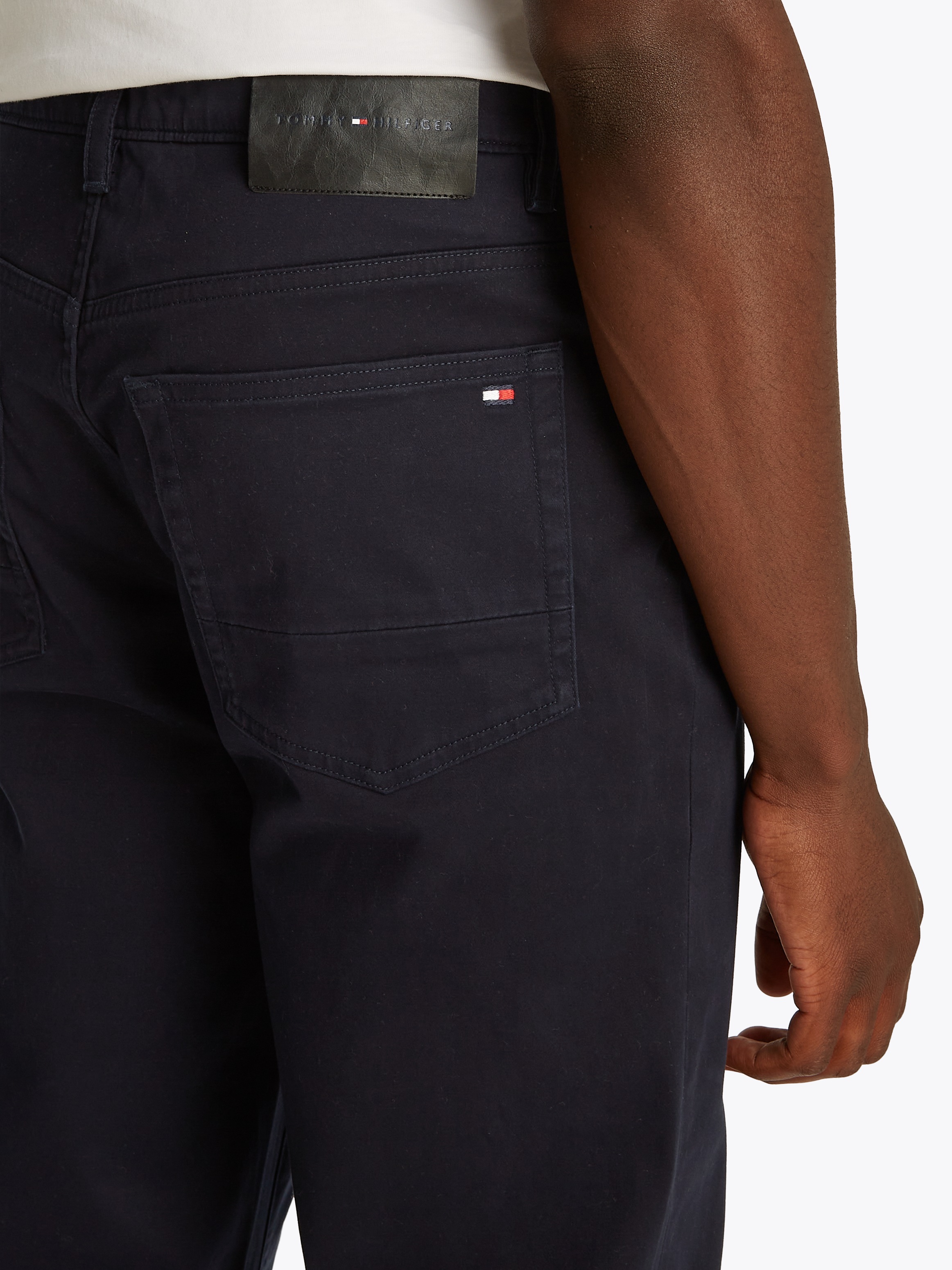 Tommy Hilfiger Stoffhose »DENTON 5PKT COTTON SATIN«