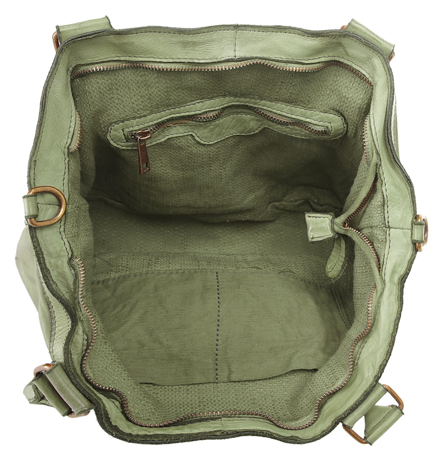 Samantha Look Shopper, echt Leder, Made in Italy