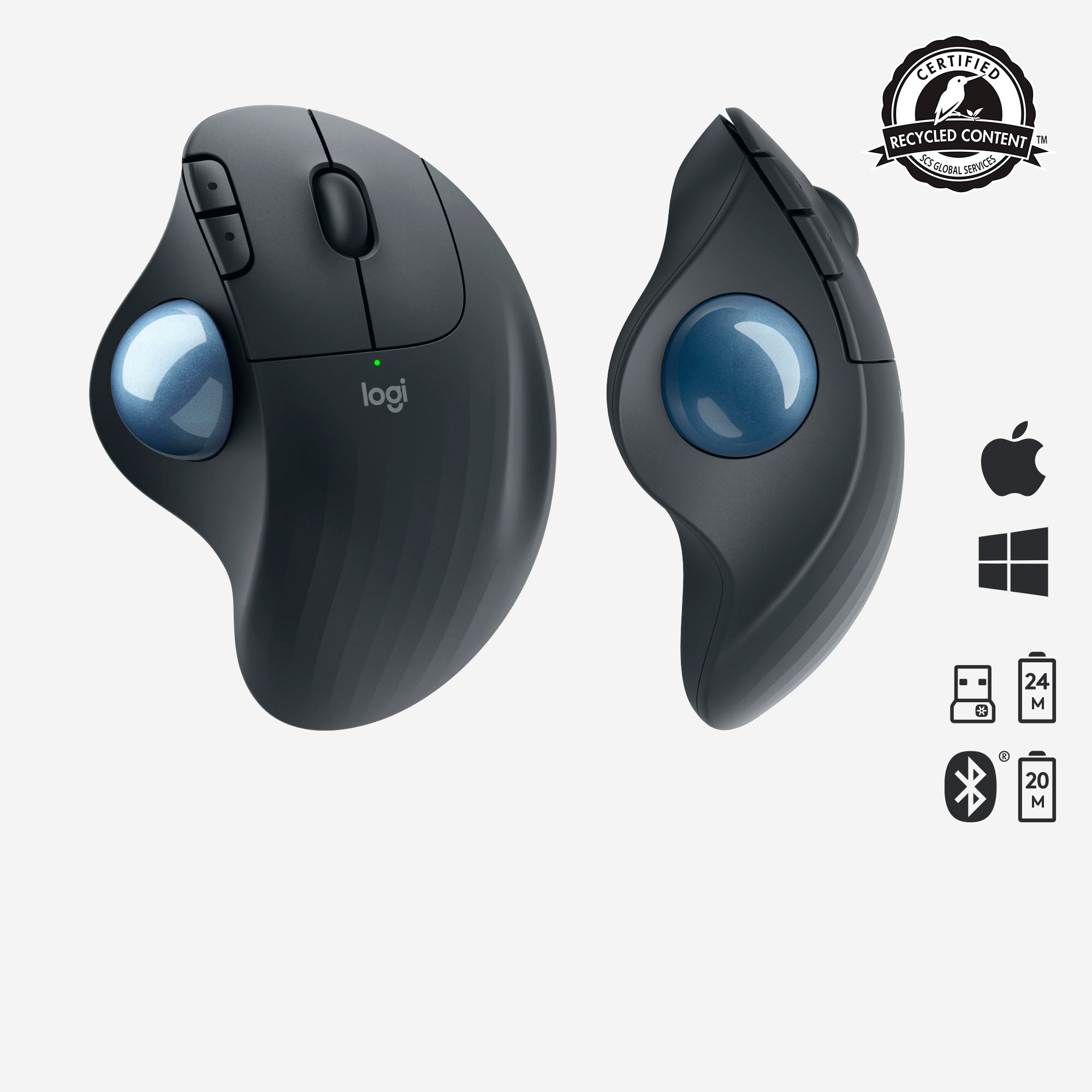 Logitech Maus »ERGO M575«, Bluetooth