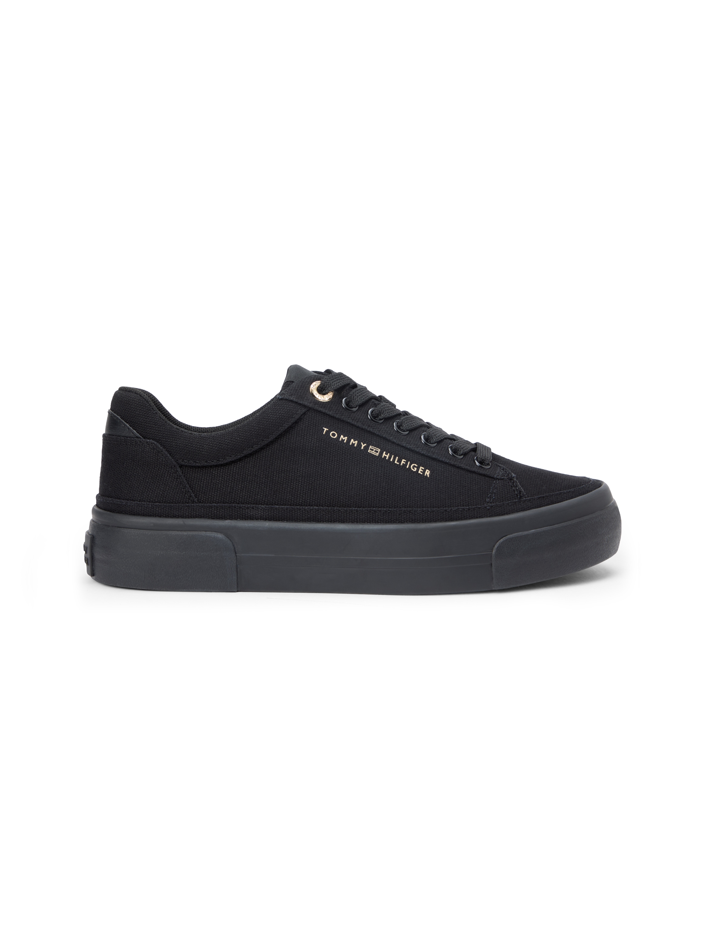 Tommy Hilfiger Plateausneaker »TH FOXING PLATFORM CANVAS«  Freizeitschuh, Schnürschuh, Halbschuh mit Schaftrand-Polsterung