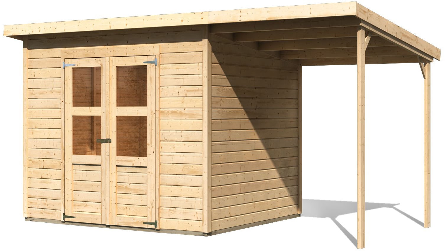 KONIFERA Gartenhaus »Akamaru 5« inkl. Anbaudach