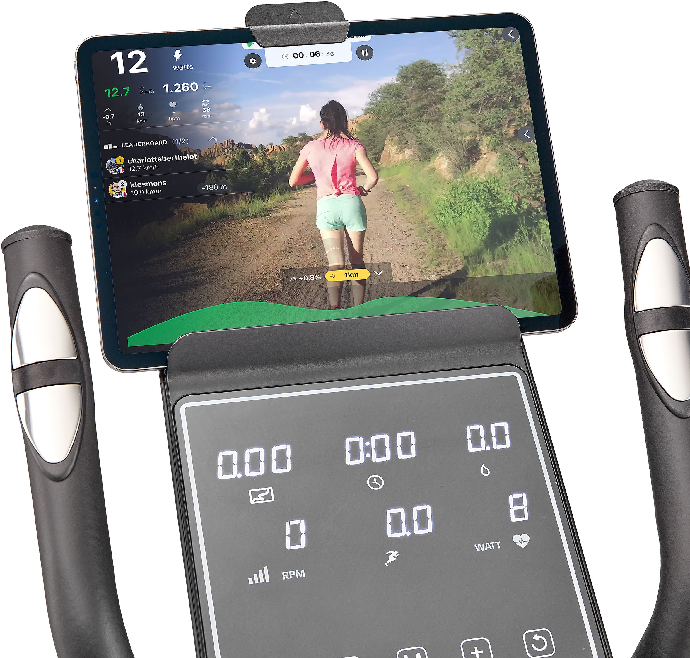 Reebok Crosstrainer-Ergometer »FR30«, (mit Tablet-Halterung und integr. Pulsempfänger), Schwungmasse ca. 4 kg, 18 Widerstandsstufen