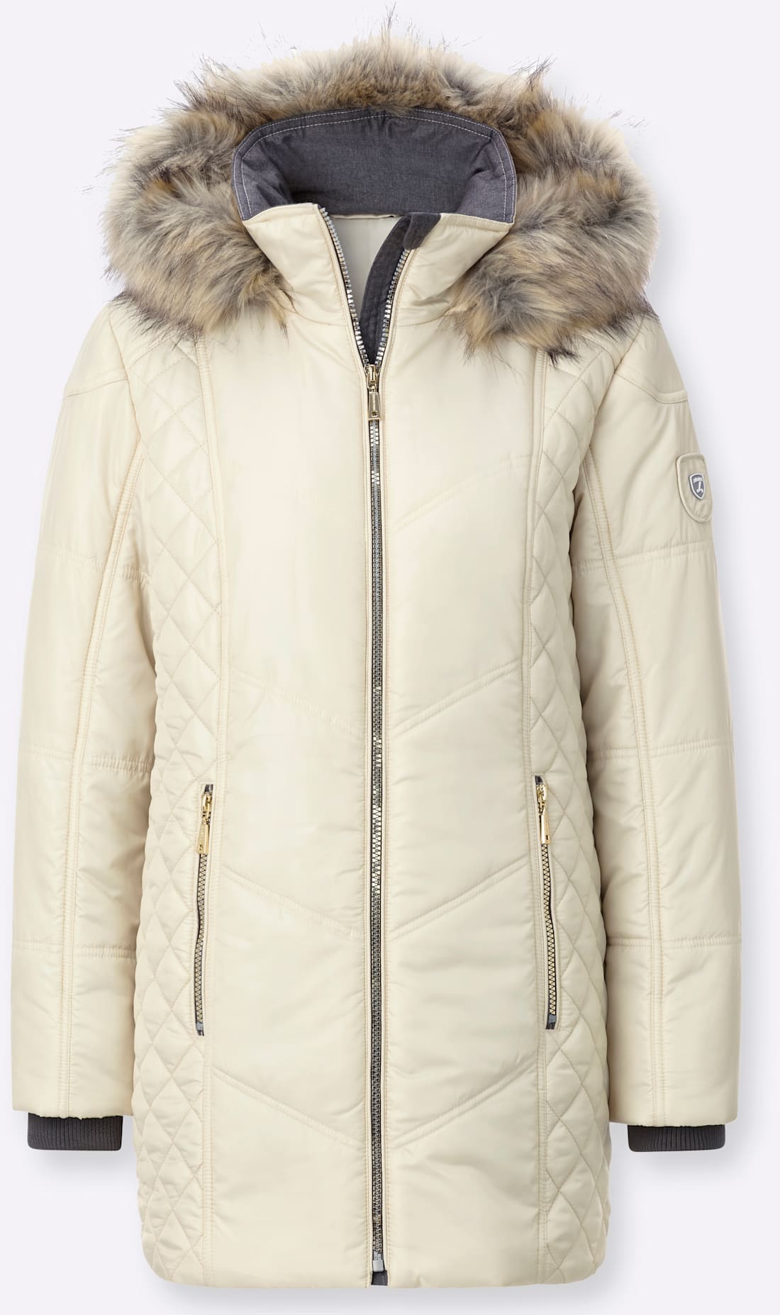 Casual Looks Steppjacke mit Kapuze