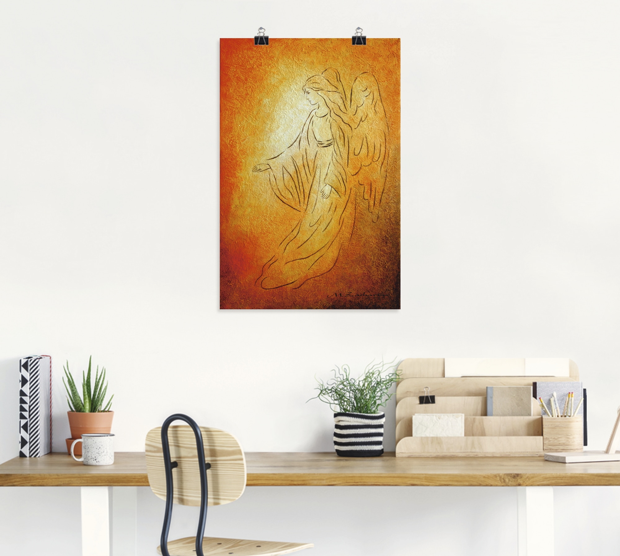 Artland Wandbild »Engel der Heilung - Engelkunst«, Religion, (1 St.), als Alubild, Outdoorbild, Leinwandbild, Poster, Wandaufkleber