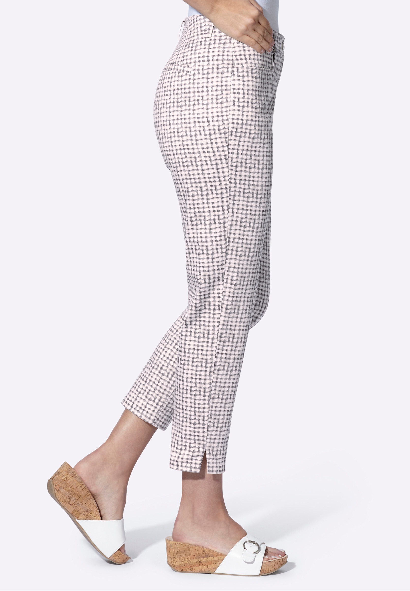 heine Funktionshose »Druckhose Druckhose mit Beinschlitzen«