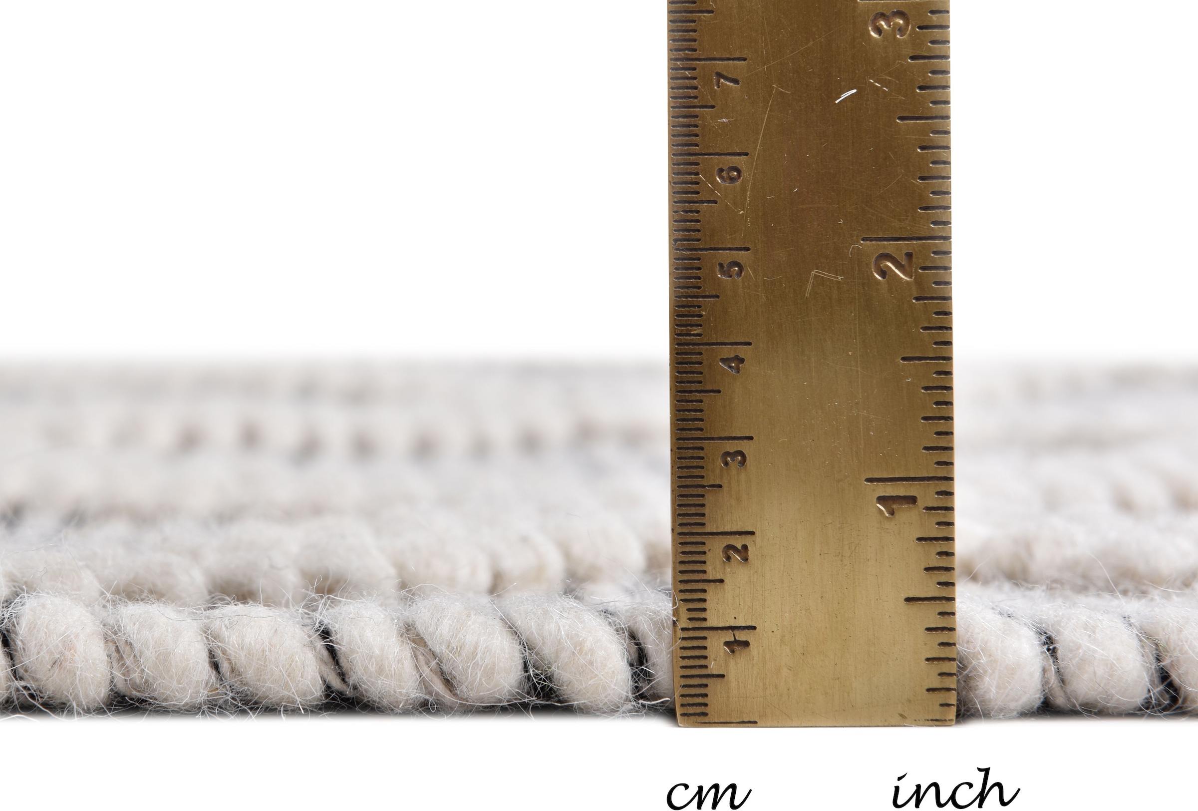 TOM TAILOR HOME Teppich »Colored Macrame« rechteckig 10 mm Höhe Handweb Teppich, reine Wolle, handgewebt, mit Fransen, Scandi Design