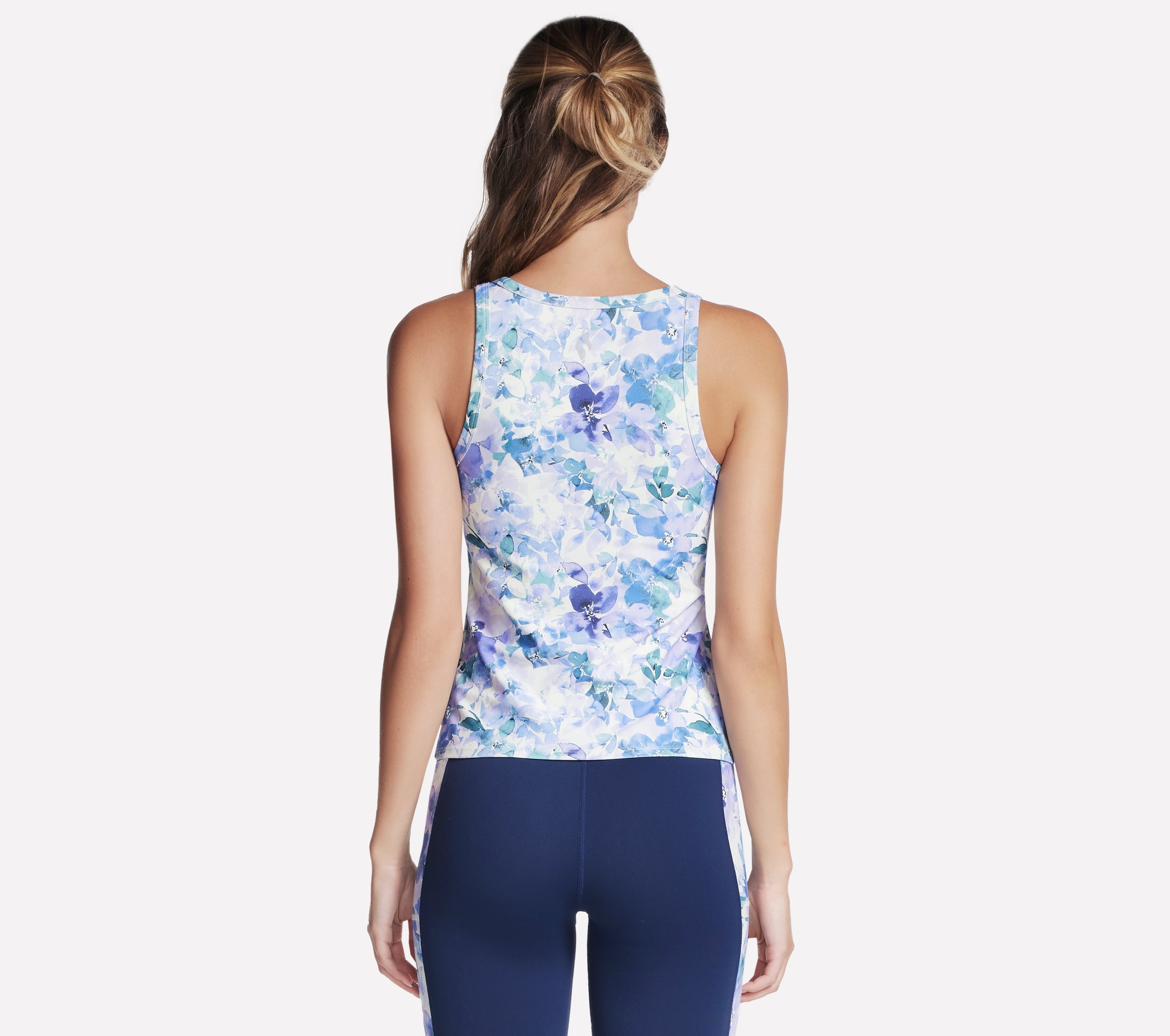 Skechers Tanktop »BLUE SEASCAPE FLORAL« angenehm elastische Materialzusammensetzung