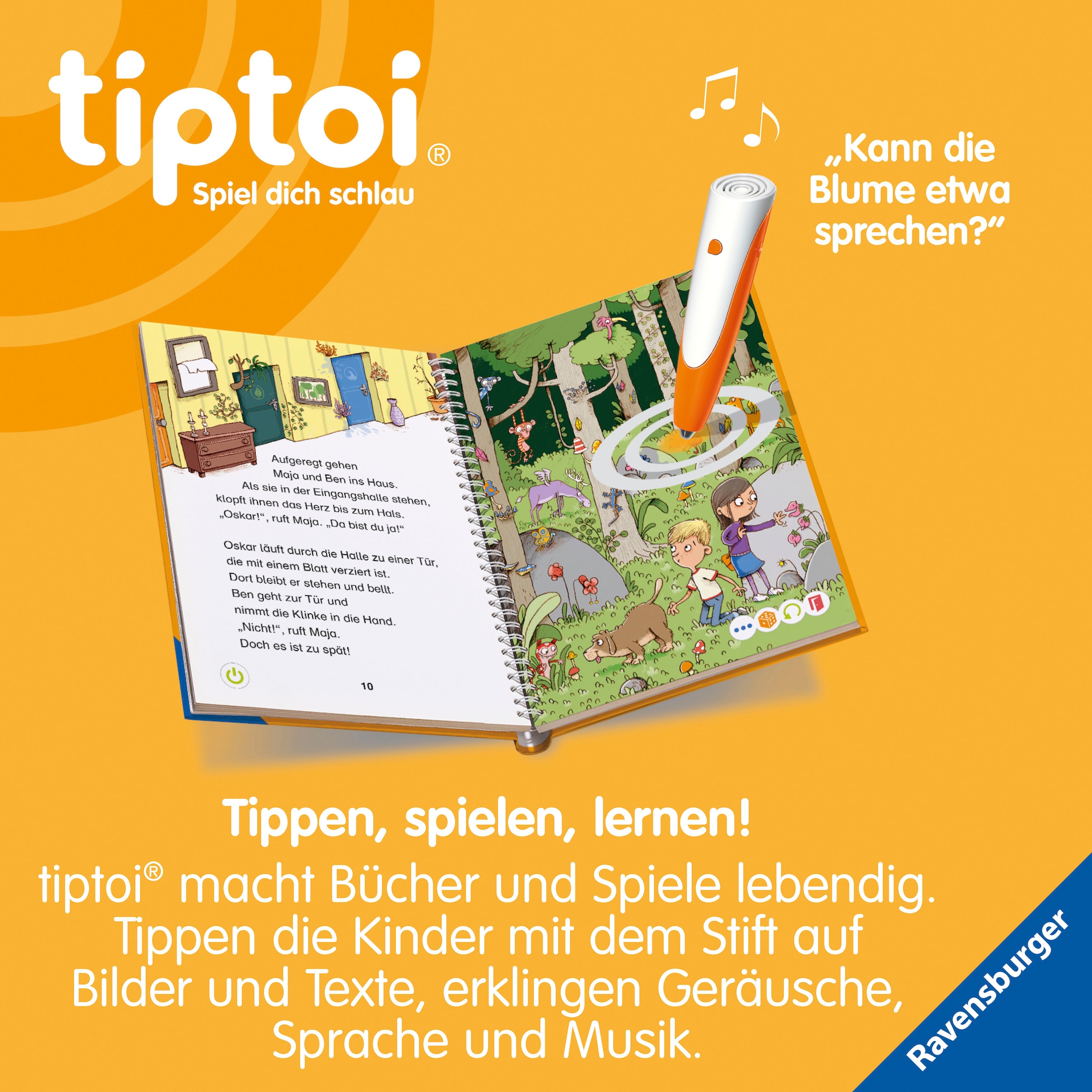 Ravensburger Buch »tiptoi® Lese-Lausch-Abenteuer Zauberwald«, Made in Europe