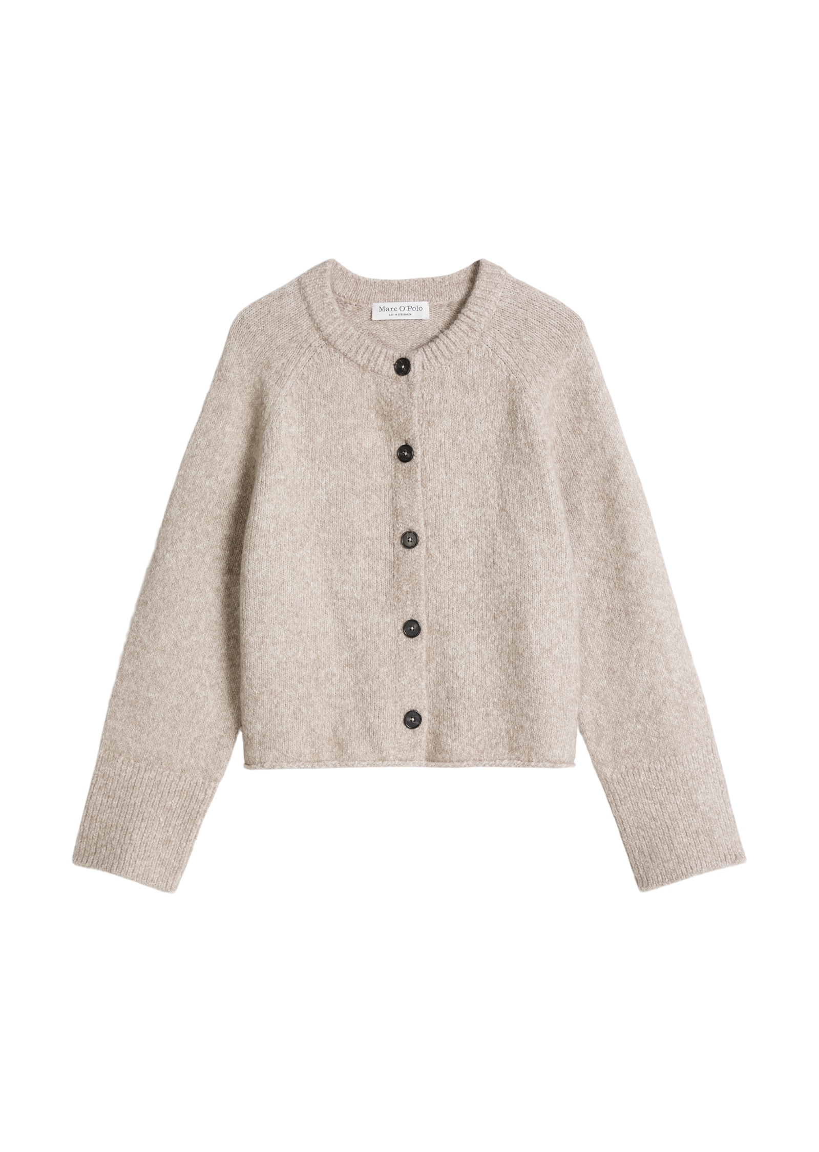 Marc O'Polo Cardigan regular aus kuscheligem Organic Cotton-Alpakawolle-Mix