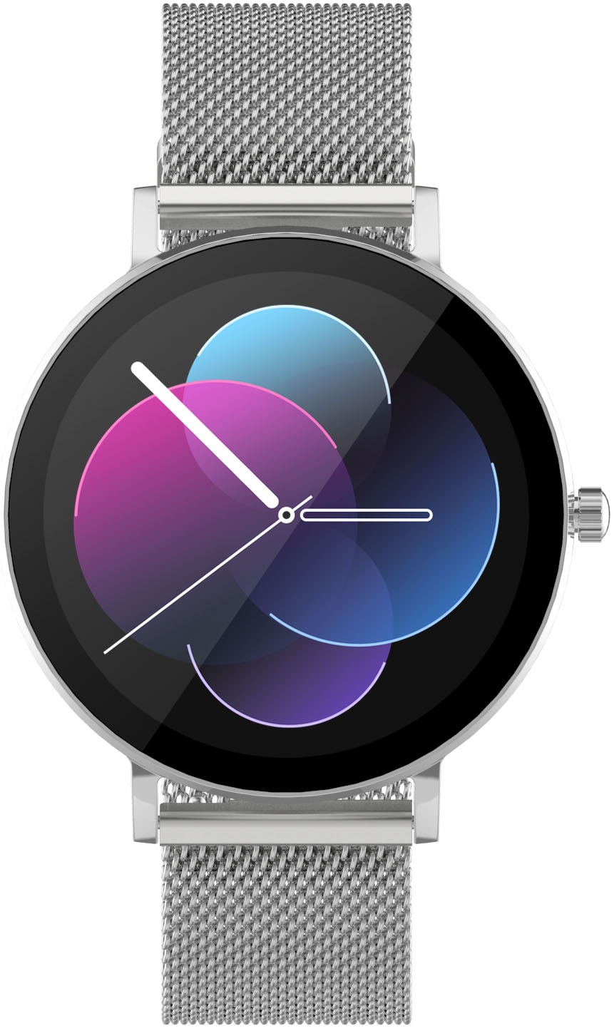 SMARTY 2.0 Smartwatch, Armbanduhr, Damenuhr, Herrenuhr, Android5.1+, Apple iOS 8.0+,)