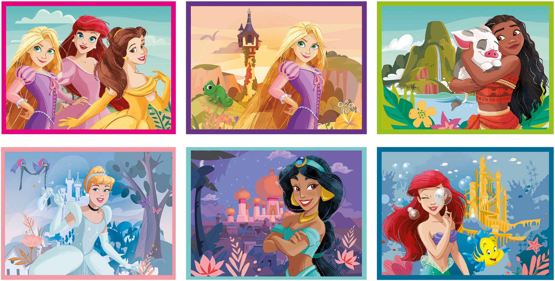 Clementoni® Würfelpuzzle »Disney Princess«, Made in Europe