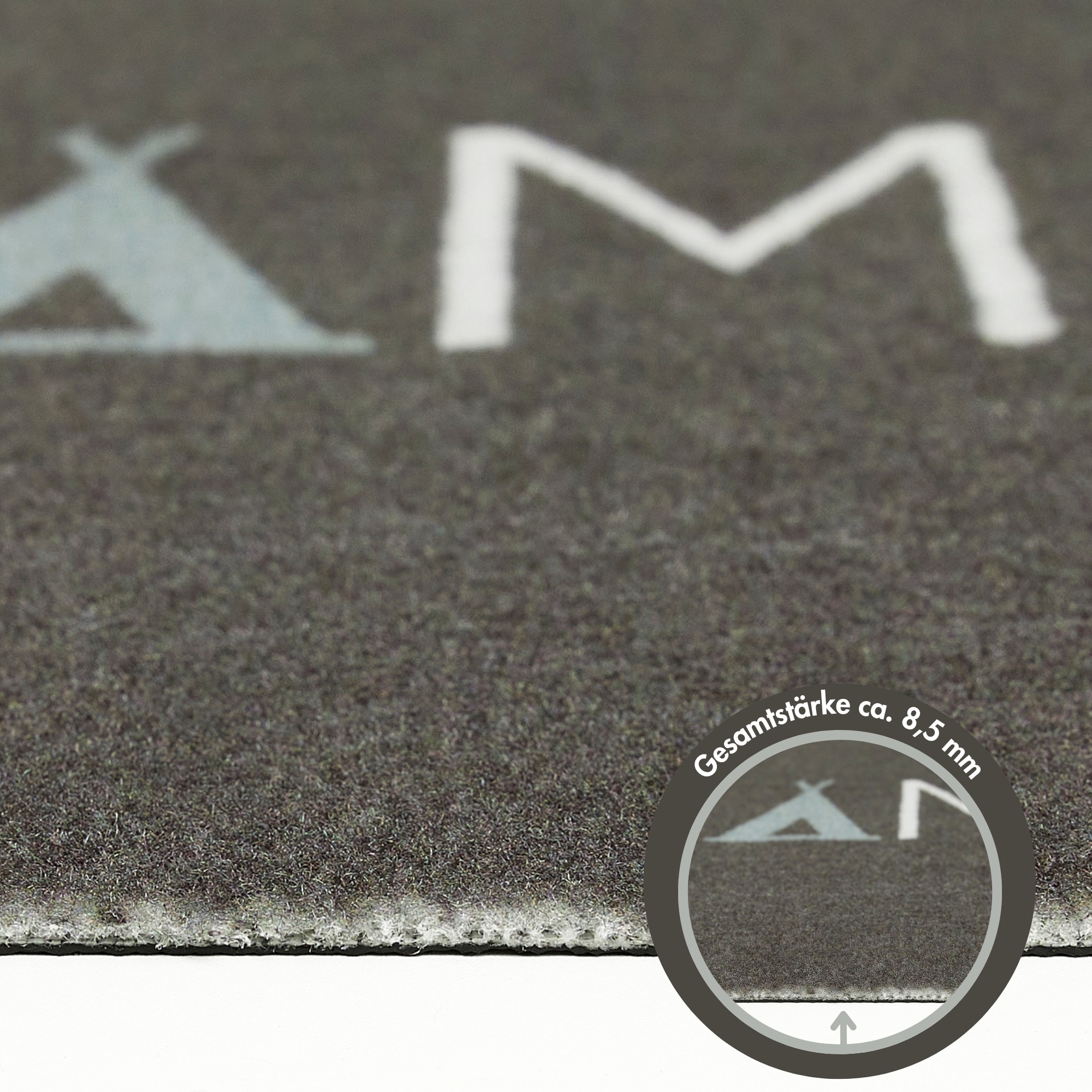 my home Läufer »Camping«, rechteckig, 8,5 mm Höhe, mit Schriftzug, ideal für Camper & Wohnwagen, In- und Outdoor geeignet