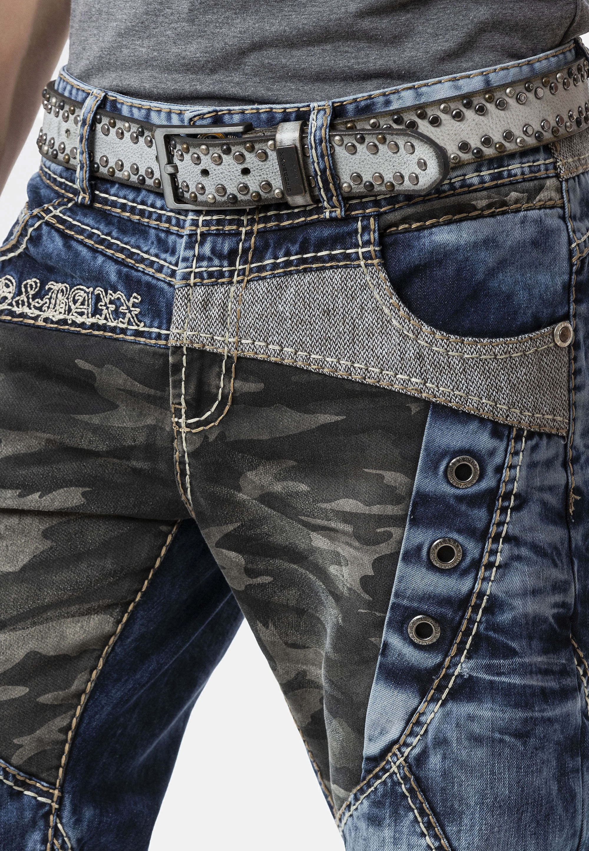 Cipo & Baxx Regular-fit-Jeans »Cipo & Baxx Jeanshose CD894« mit stylischer Waschung