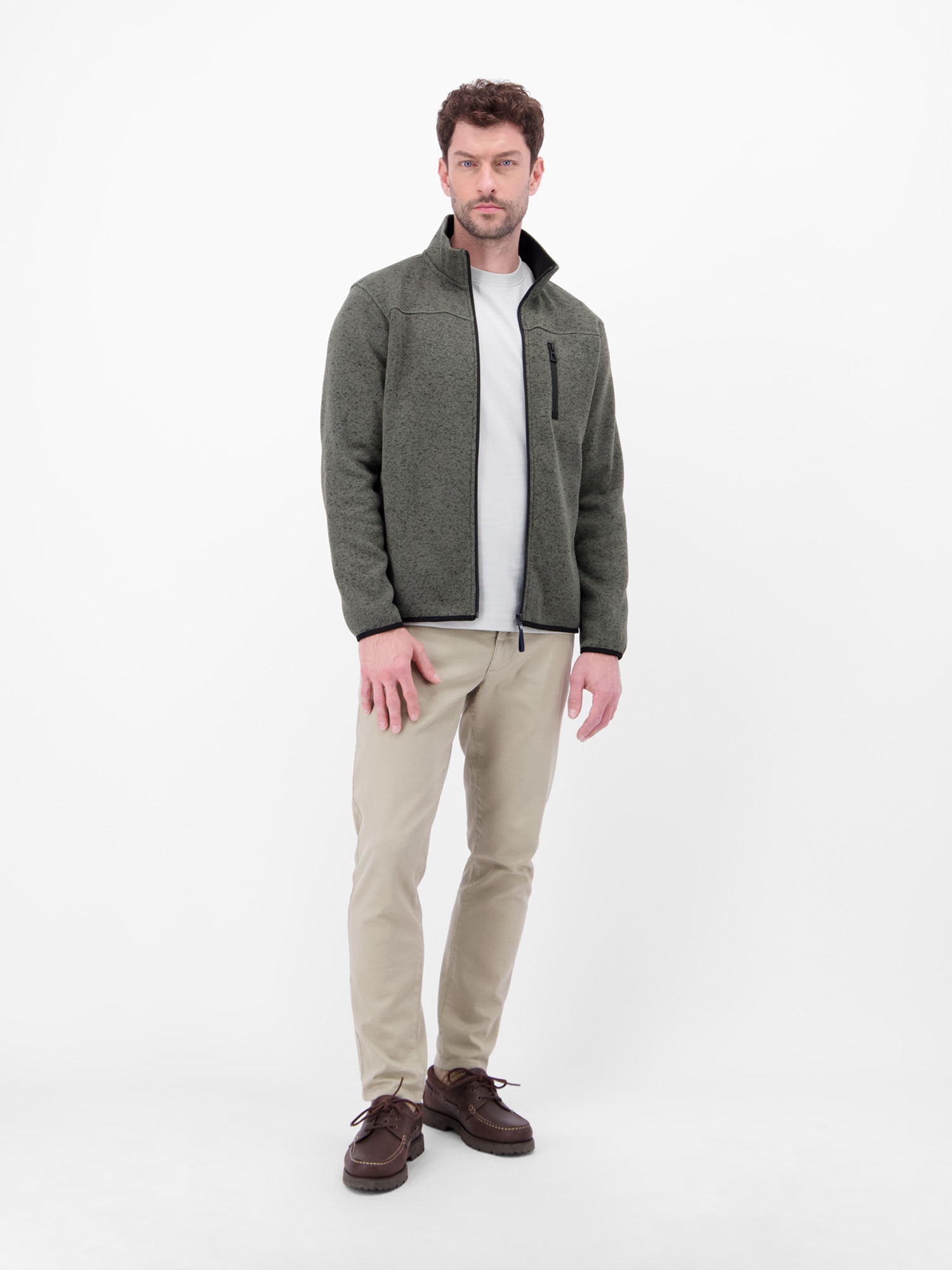 LERROS Sweatjacke »Fleecejacke für Herren - warm, leicht, urban«