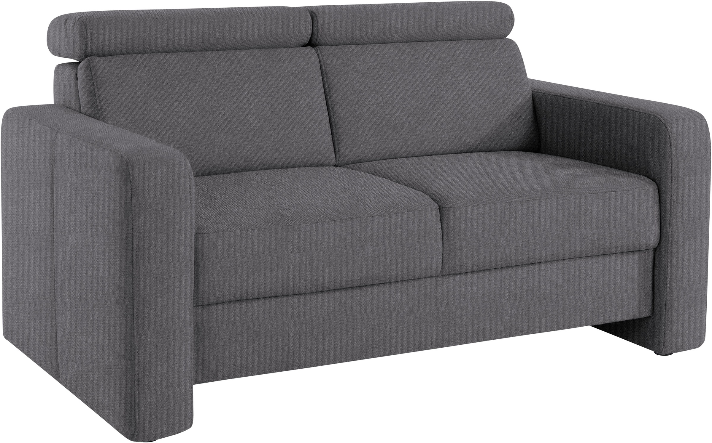 sit&more 2-Sitzer »Bologna«, inklusive Kopfteilverstellung und Federkern