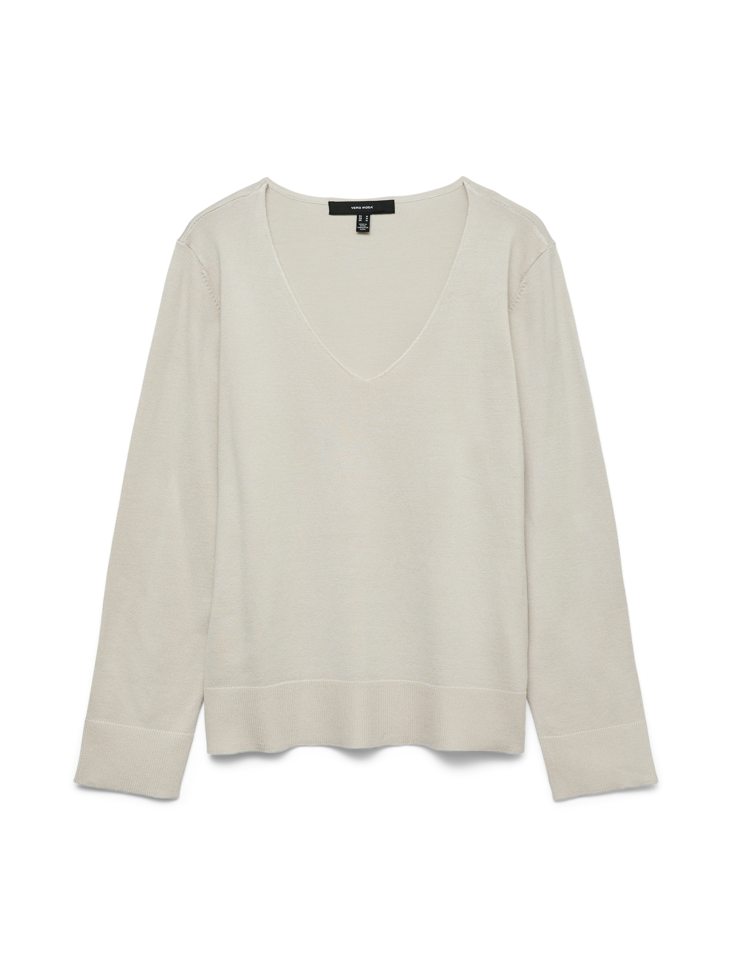Vero Moda Strickpullover »VMSILJE LS V-NECK PULLOVER GA NOOS«