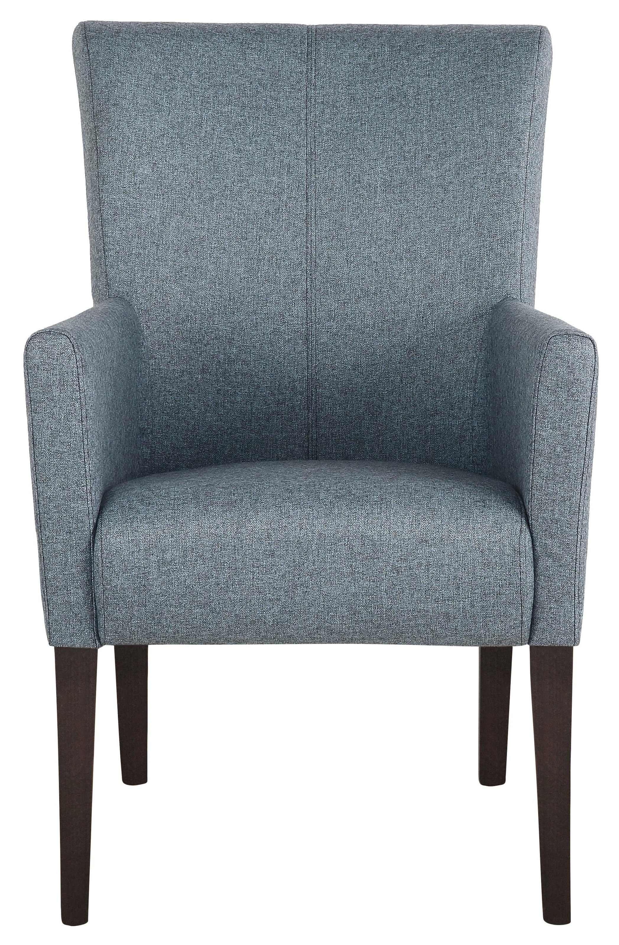 Home affaire Esszimmerstuhl »King« () Polsterstuhl, Armlehnstuhl, Gestell Massivholz