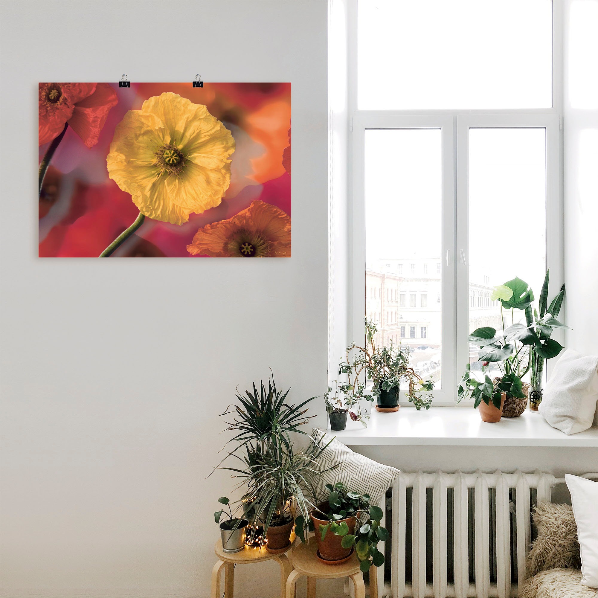 Artland Wandbild oder »Fotokollage online kaufen Blumenbilder, Poster versch. (1 Größen OTTO Wandaufkleber Leinwandbild, St.), in Mohnblumen«, bei als
